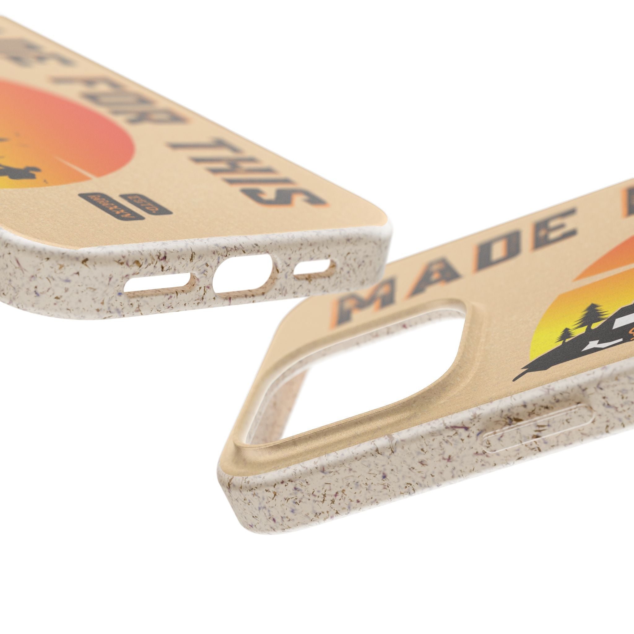 Eco-Friendly Biodegradable Made For This Adventure Phone Case | Made For This | Nature Lover Gift, Sustainable Accessory, Earth Day Present, Unique Phone Cover