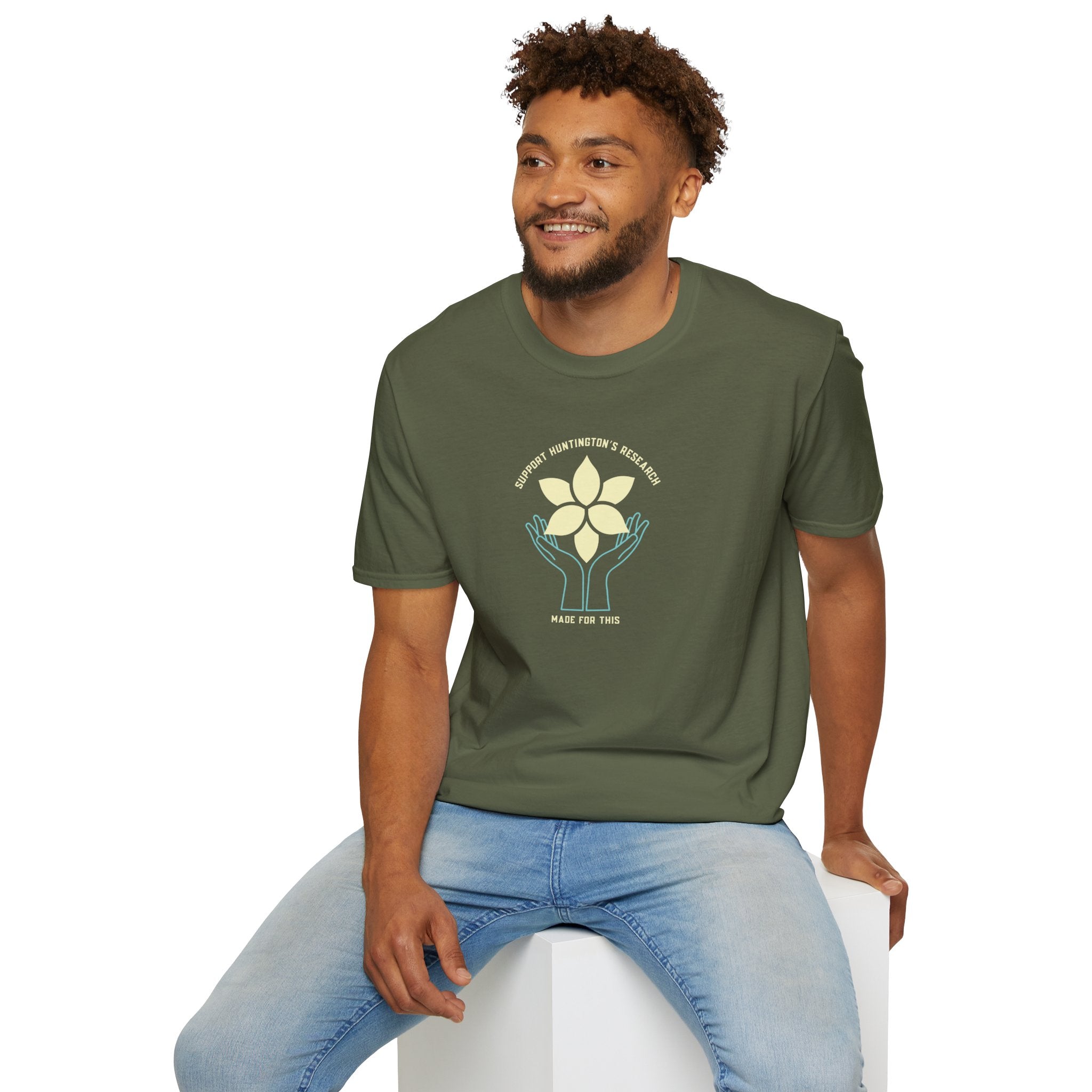 Support Huntington's Research | Made For This | Softstyle T-Shirt, Comfortable Tee, Gift for Friends, Casual Wear, Research Fundraiser