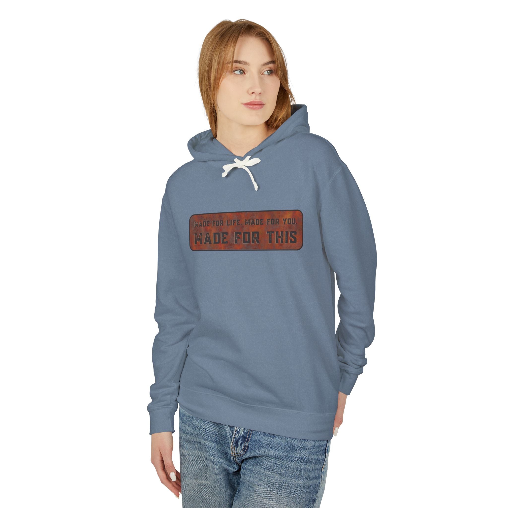 Made for This Unisex Lightweight Hooded Sweatshirt, Perfect for Gifts, Cozy Casual Wear, Everyday Comfort, Fall Fashion