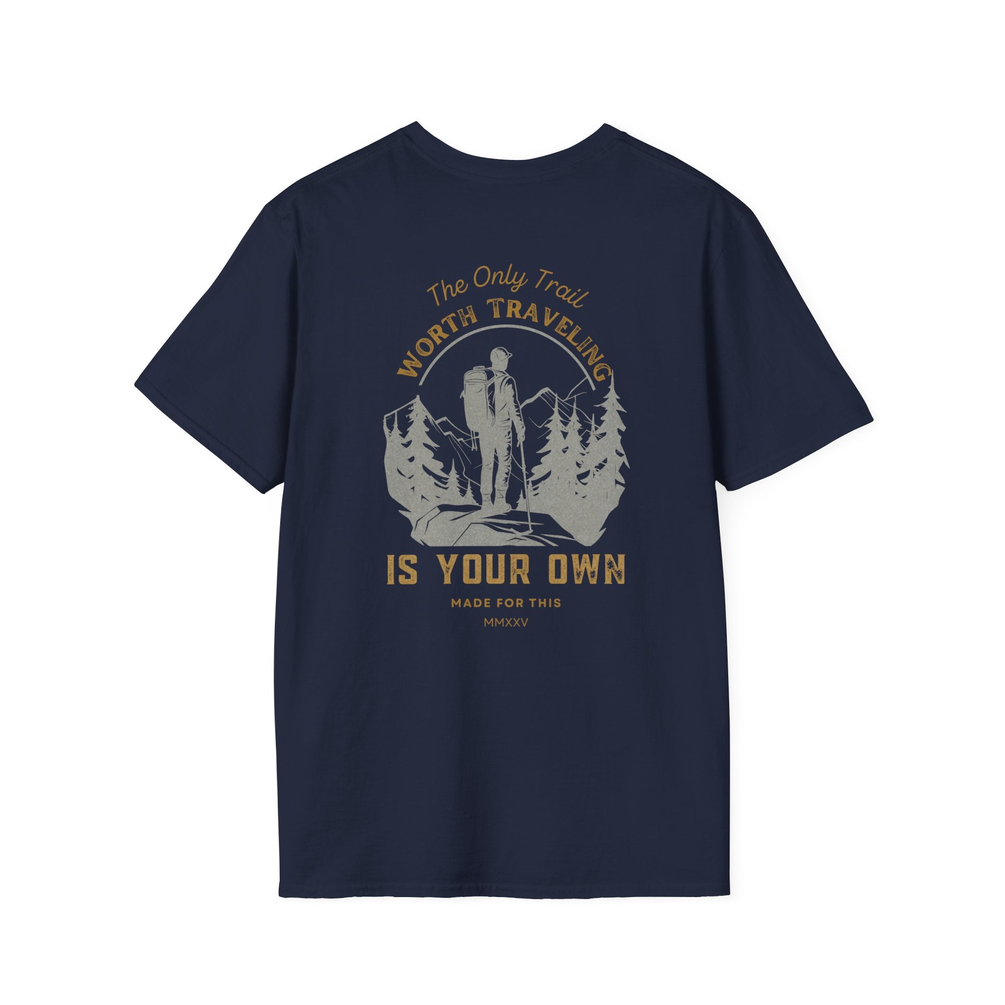 Adventure Unisex Softstyle T-Shirt, Travel Tee, Outdoor Enthusiast Shirt, Hiking Apparel, Nature Lover Gift, Inspirational Top