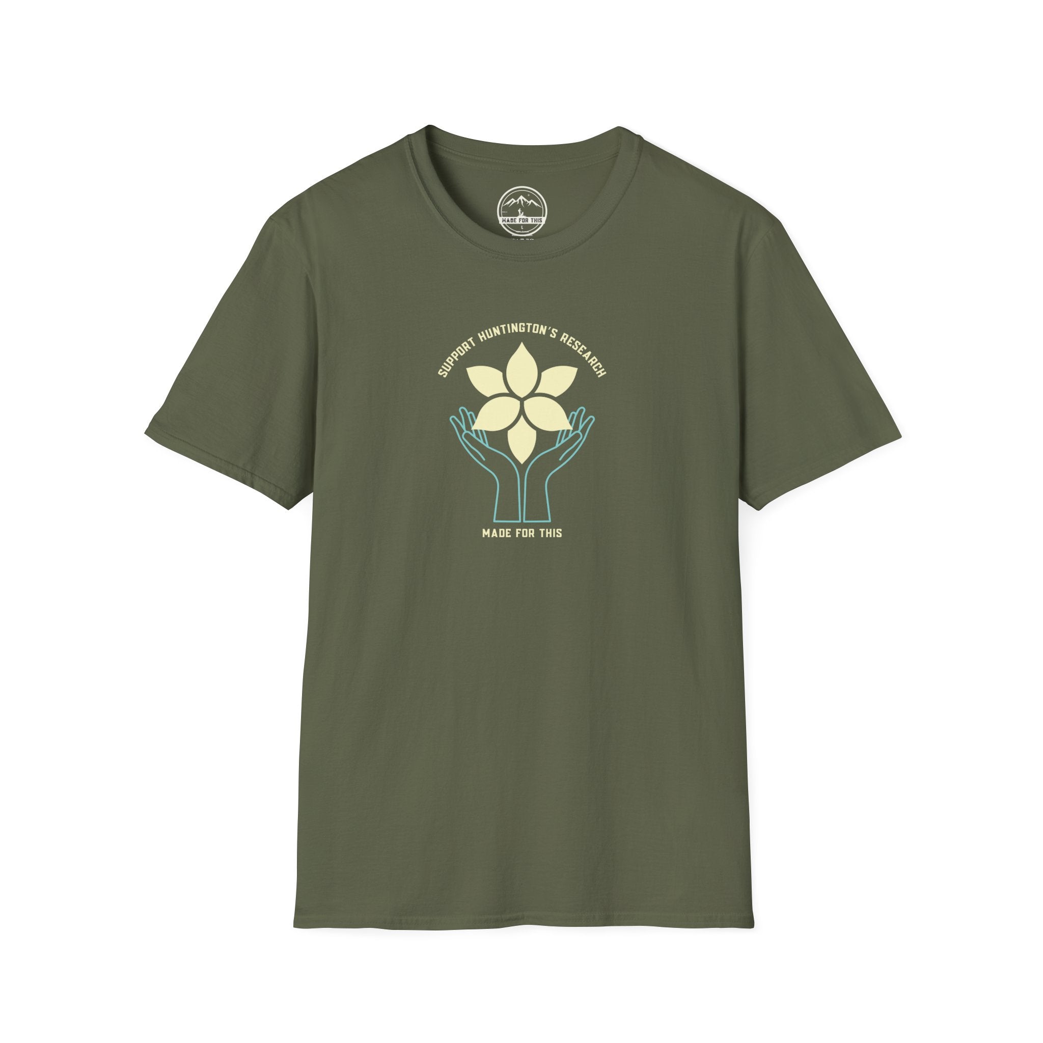 Support Huntington's Research | Made For This | Softstyle T-Shirt, Comfortable Tee, Gift for Friends, Casual Wear, Research Fundraiser