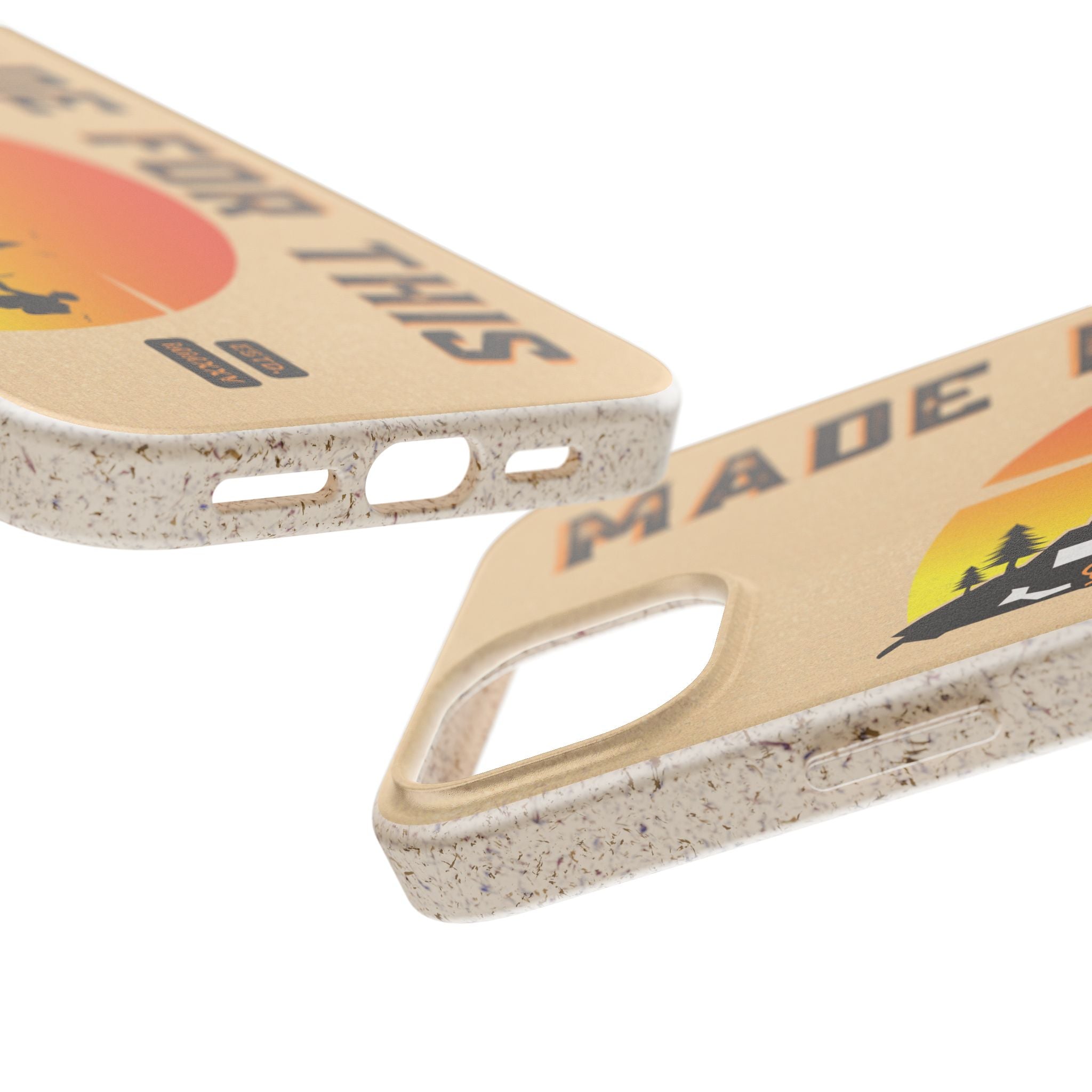 Eco-Friendly Biodegradable Made For This Adventure Phone Case | Made For This | Nature Lover Gift, Sustainable Accessory, Earth Day Present, Unique Phone Cover