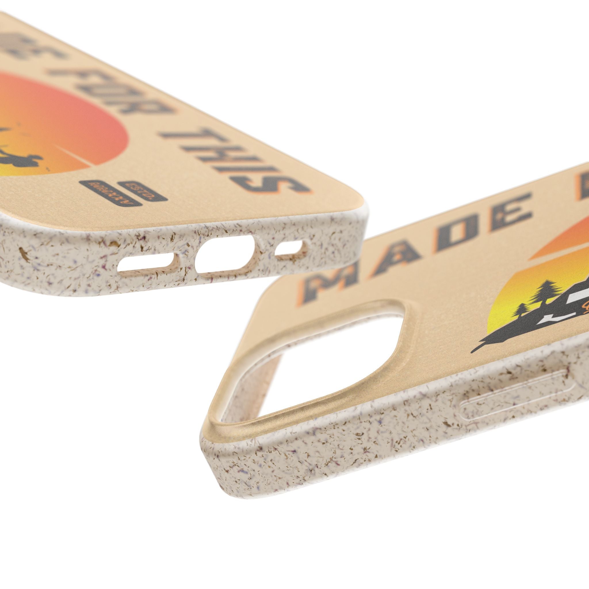 Eco-Friendly Biodegradable Made For This Adventure Phone Case | Made For This | Nature Lover Gift, Sustainable Accessory, Earth Day Present, Unique Phone Cover