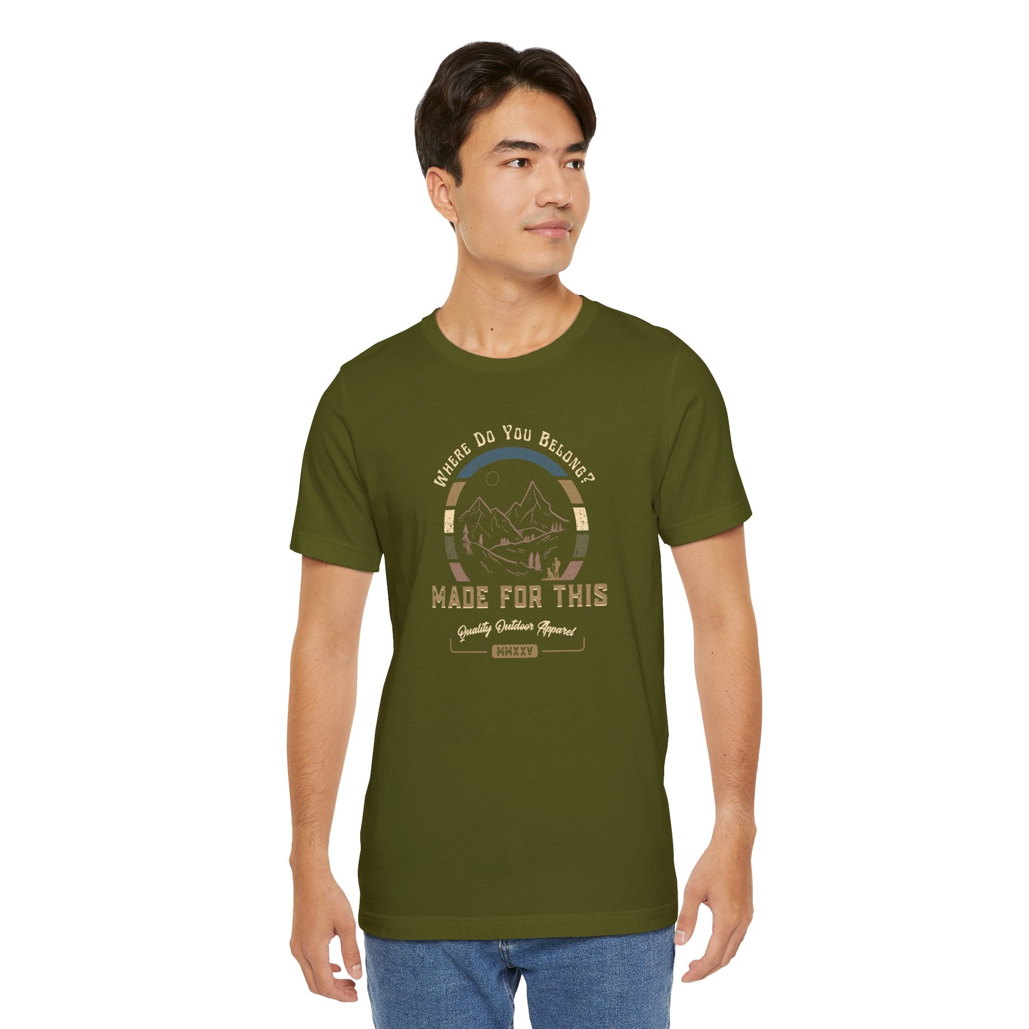 Where Do You Belong? Adventure-Inspired Unisex Tee - Perfect for Nature Lovers, Gift for Hikers, Casual Wear, Outdoor Events, Travel Apparel