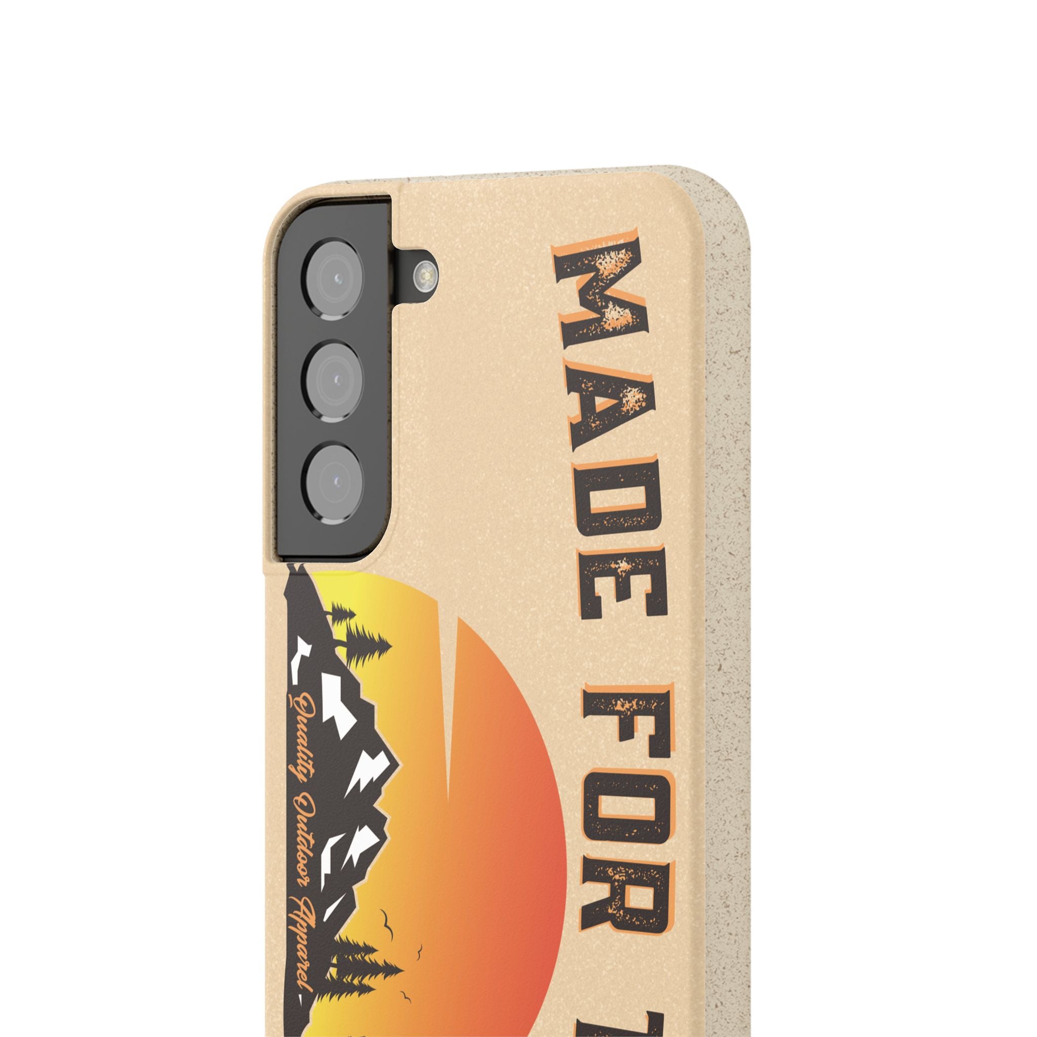 Eco-Friendly Biodegradable Made For This Adventure Phone Case | Made For This | Nature Lover Gift, Sustainable Accessory, Earth Day Present, Unique Phone Cover