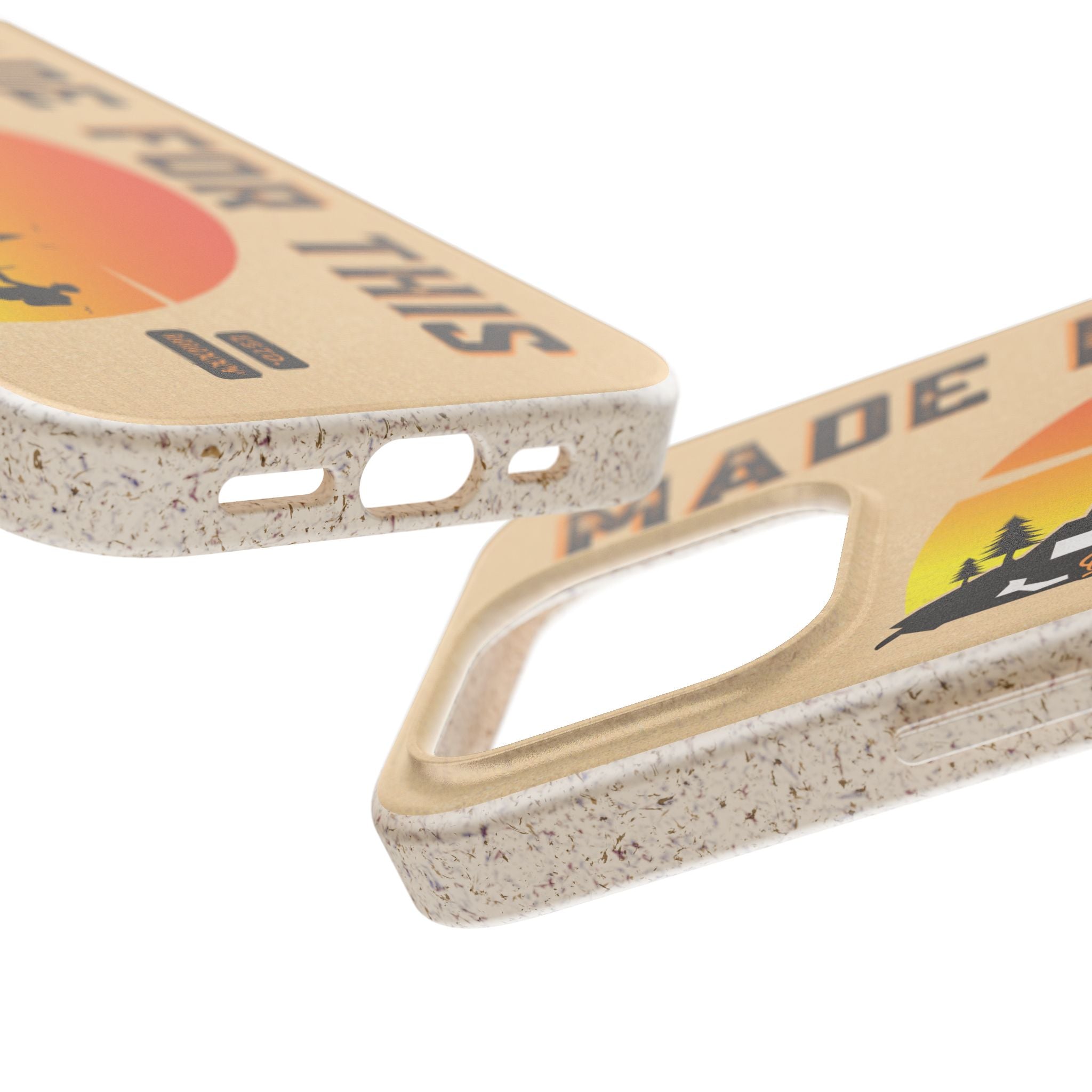 Eco-Friendly Biodegradable Made For This Adventure Phone Case | Made For This | Nature Lover Gift, Sustainable Accessory, Earth Day Present, Unique Phone Cover