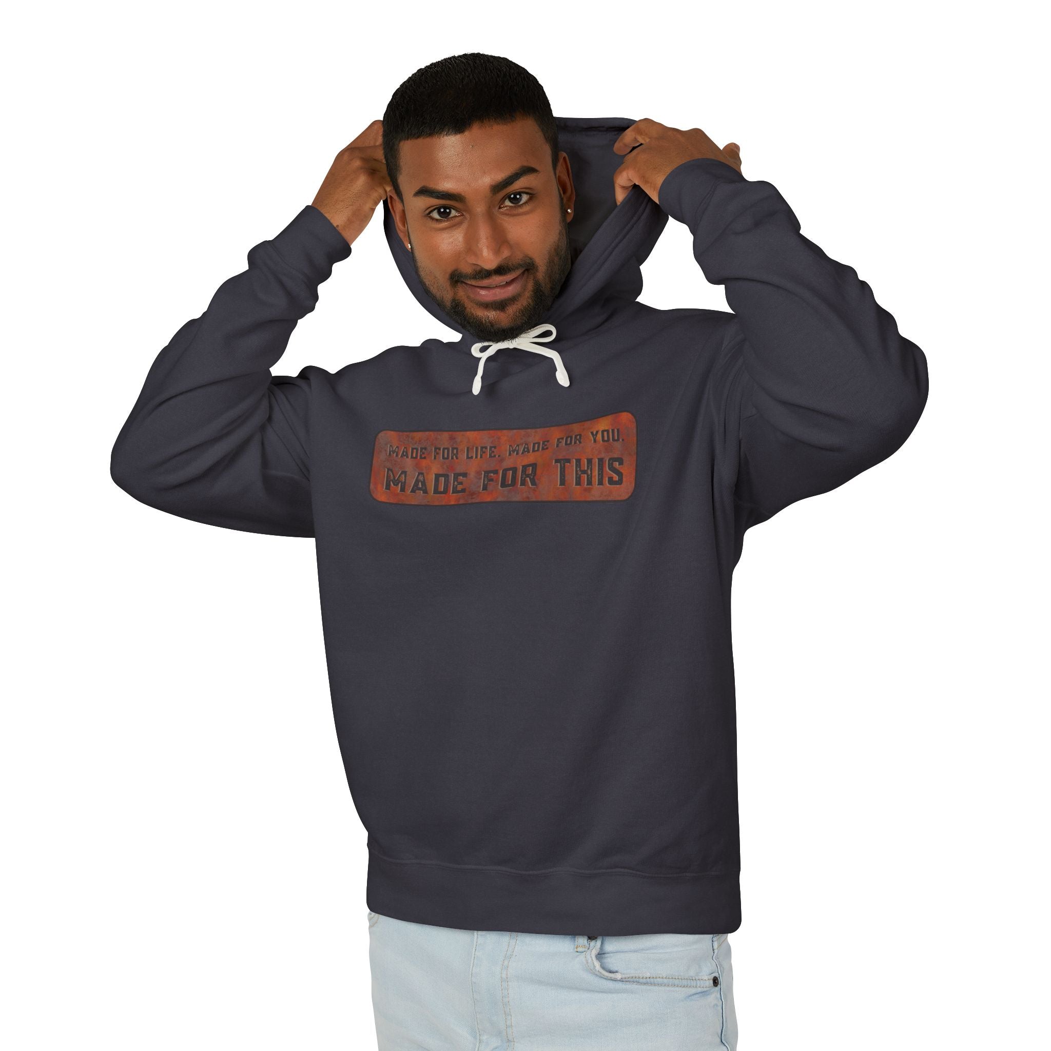 Made for This Unisex Lightweight Hooded Sweatshirt, Perfect for Gifts, Cozy Casual Wear, Everyday Comfort, Fall Fashion
