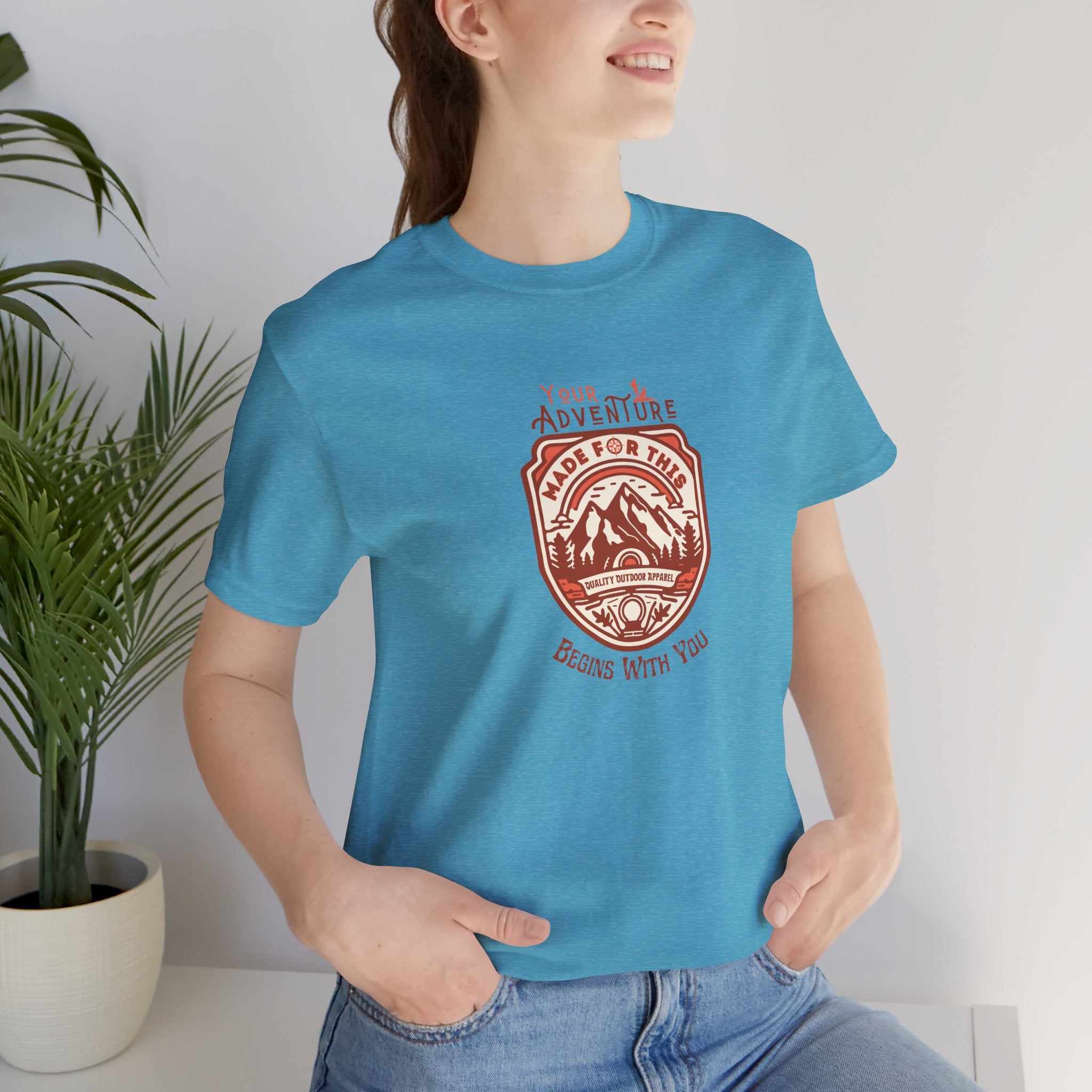 Your Adventure Begins With You Unisex Tee - Perfect for Outdoor Enthusiasts, Travel Lovers, Gifts, Summer Outfits, Adventure Gear