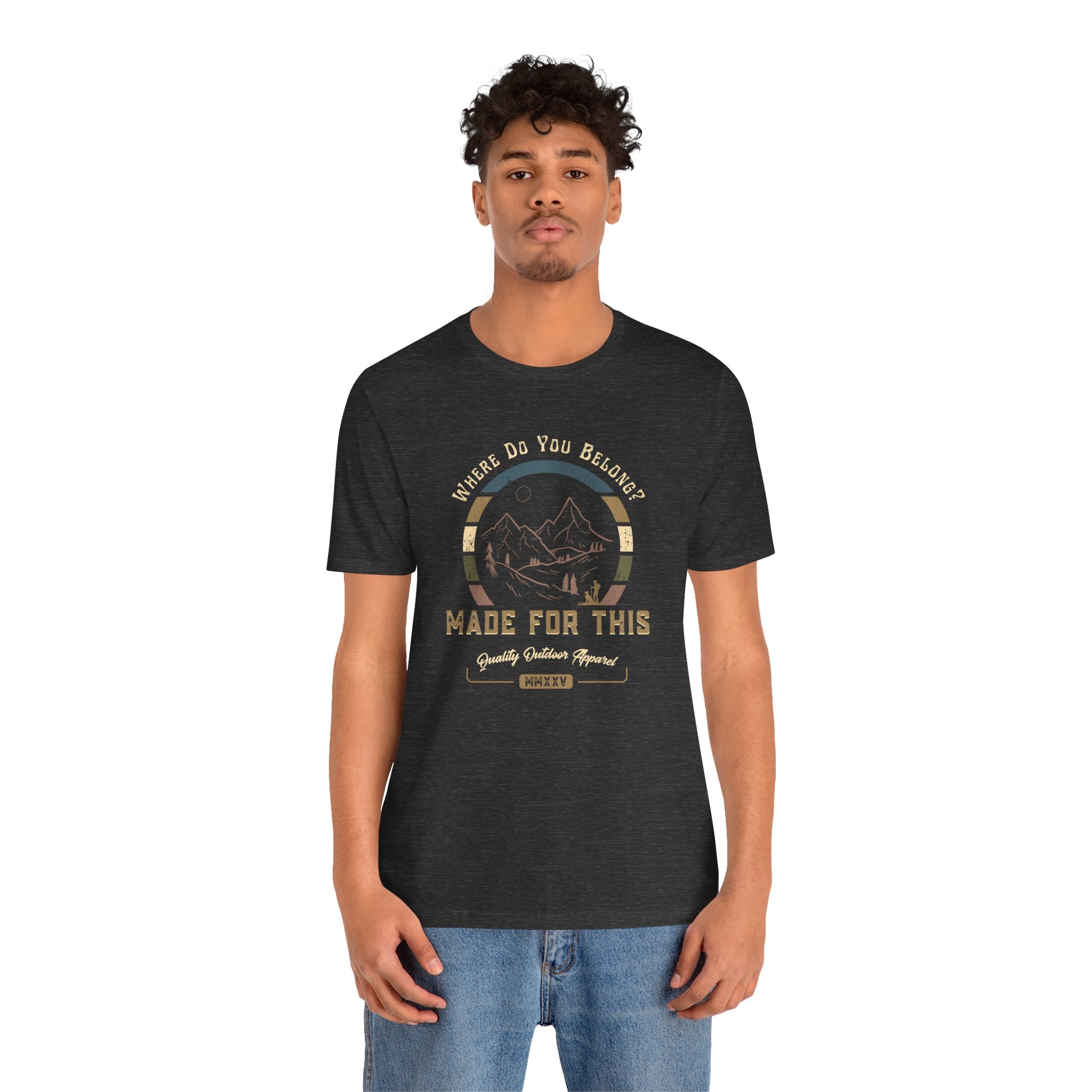 Adventure-Inspired Unisex Tee - Perfect for Nature Lovers, Gift for Hikers, Casual Wear, Outdoor Events, Travel Apparel