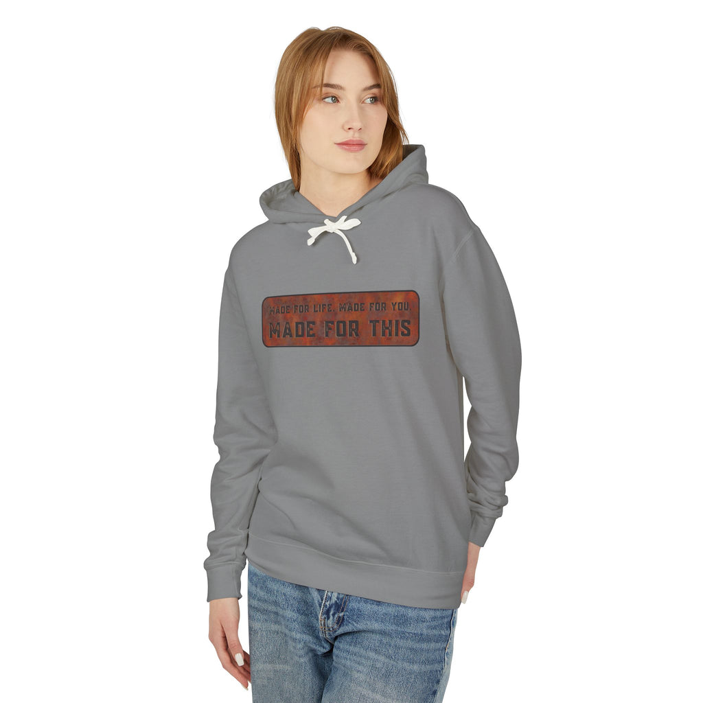 Made for This Unisex Lightweight Hooded Sweatshirt, Perfect for Gifts, Cozy Casual Wear, Everyday Comfort, Fall Fashion