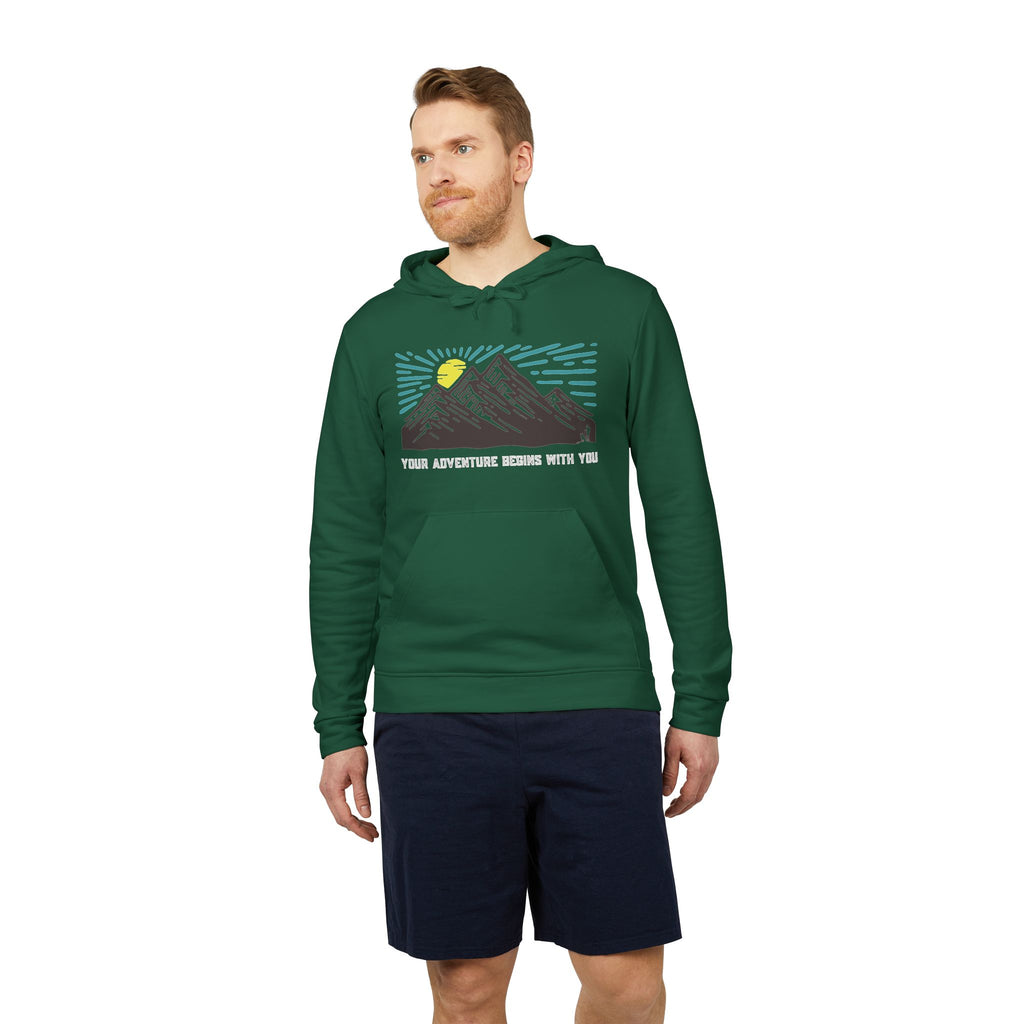 Your Adventure Begins With You Fleece Hoodie, Cozy Hoodie for Adventurers, Unisex Outdoor Sweatshirt, Casual Comfort Layer, Perfect Gift for [...]