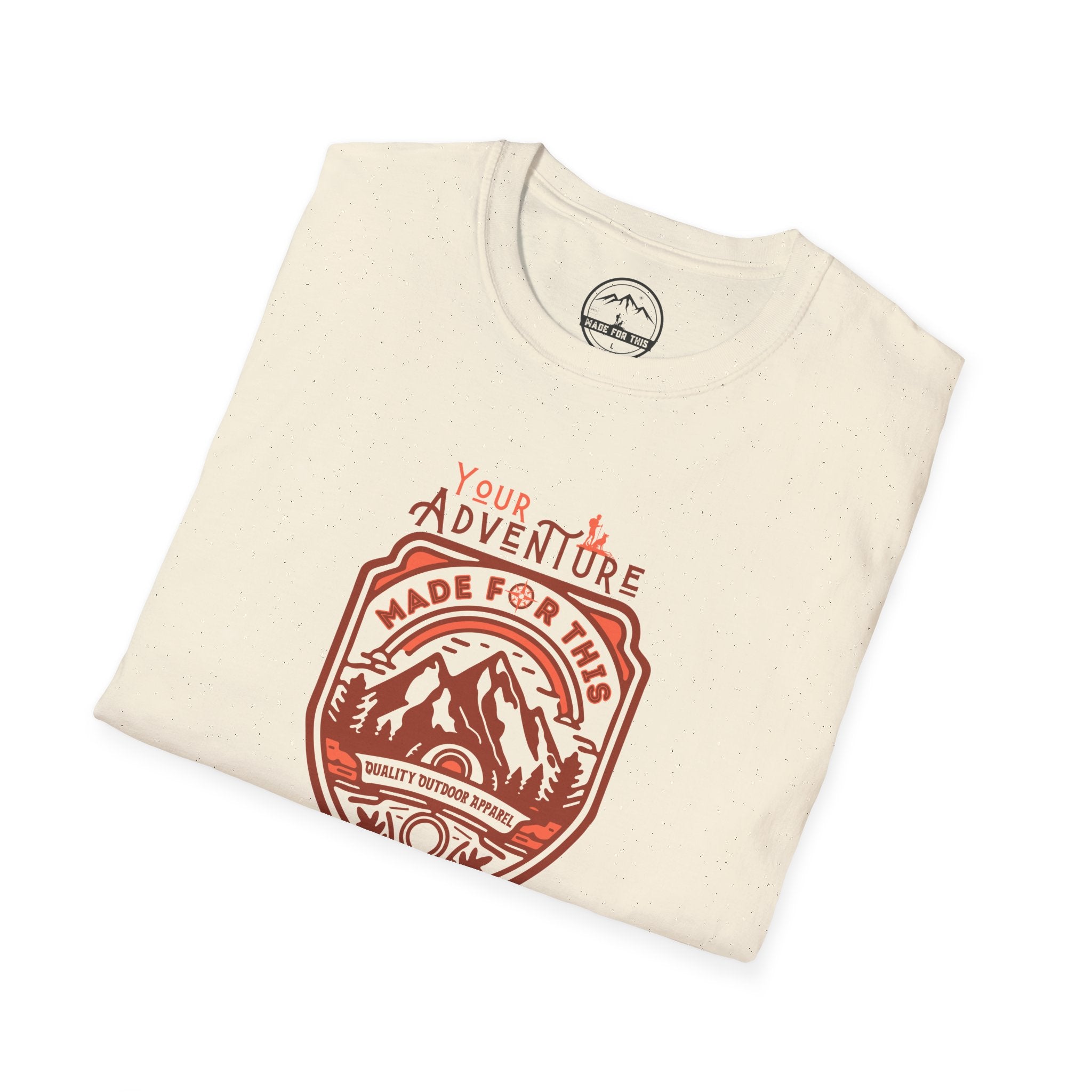 Adventure Awaits Unisex Softstyle T-Shirt, Casual Tee, Outdoor Shirt, Travel Gift, Nature Lover Apparel
