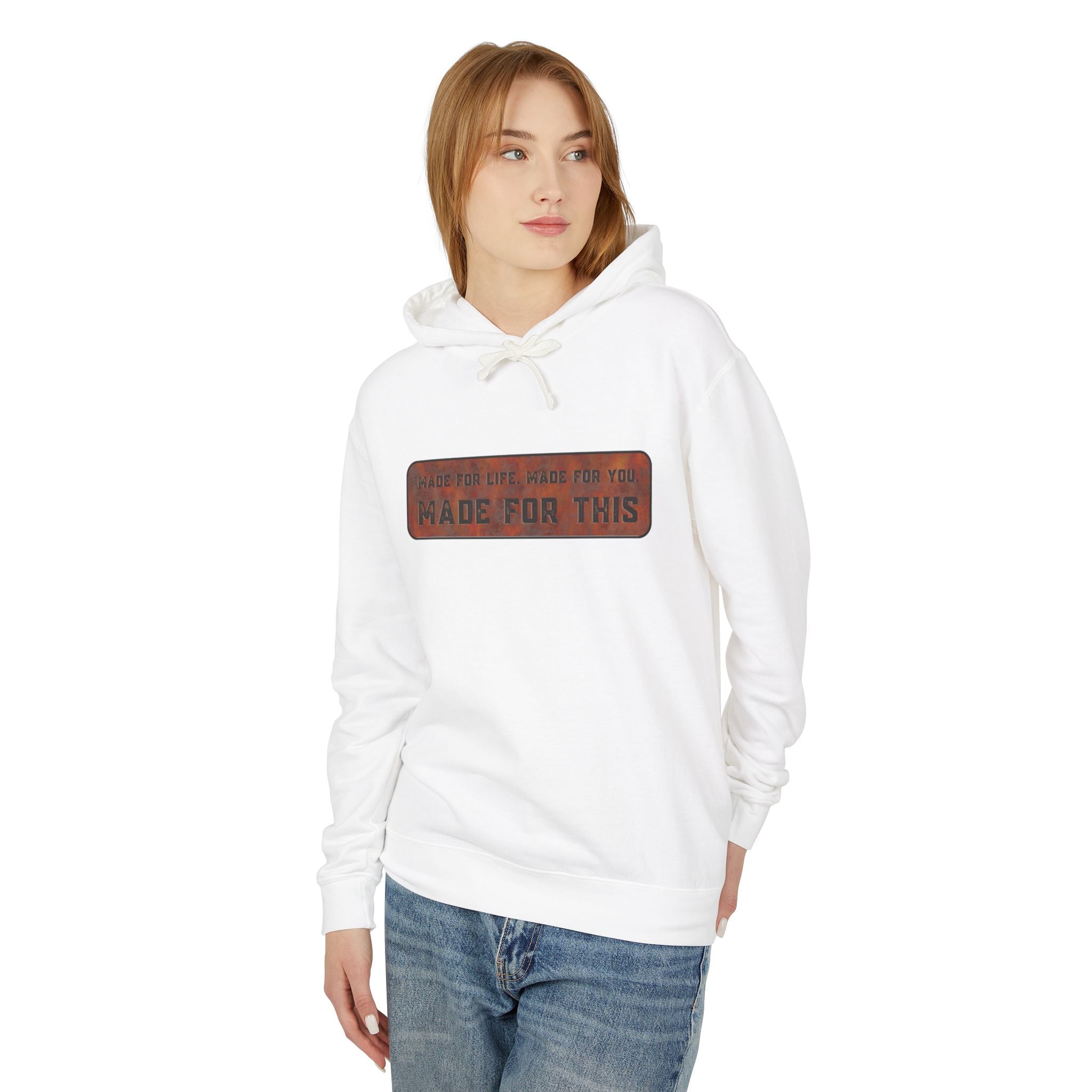 Made for This Unisex Lightweight Hooded Sweatshirt, Perfect for Gifts, Cozy Casual Wear, Everyday Comfort, Fall Fashion