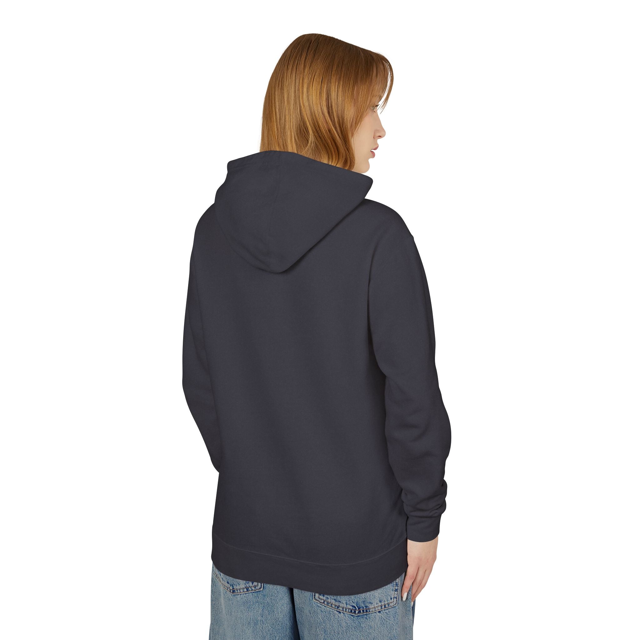 Mountain Sunrise Unisex Lightweight Hooded Sweatshirt, Adventure Hoodie, Nature Lover Apparel, Campfire Gift, Cozy Layering Piece