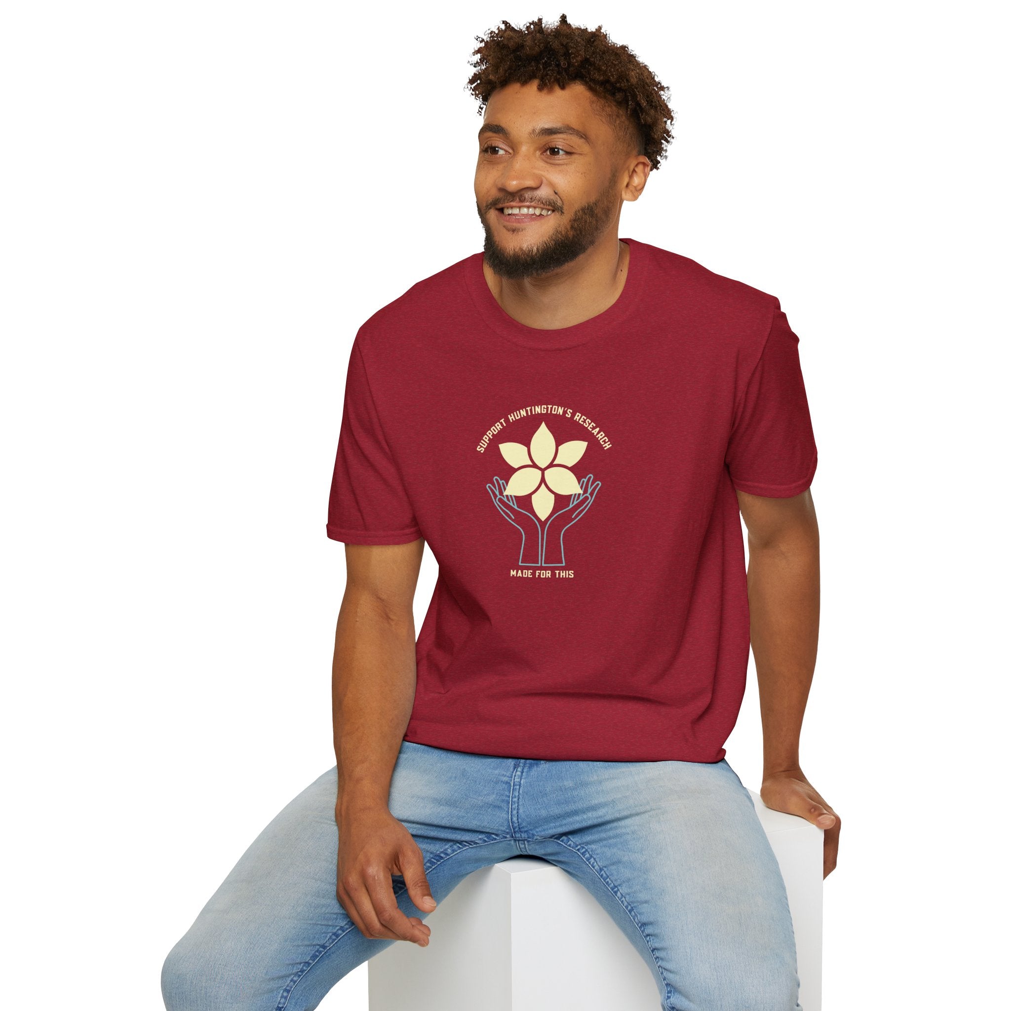 Support Huntington's Research | Made For This | Softstyle T-Shirt, Comfortable Tee, Gift for Friends, Casual Wear, Research Fundraiser