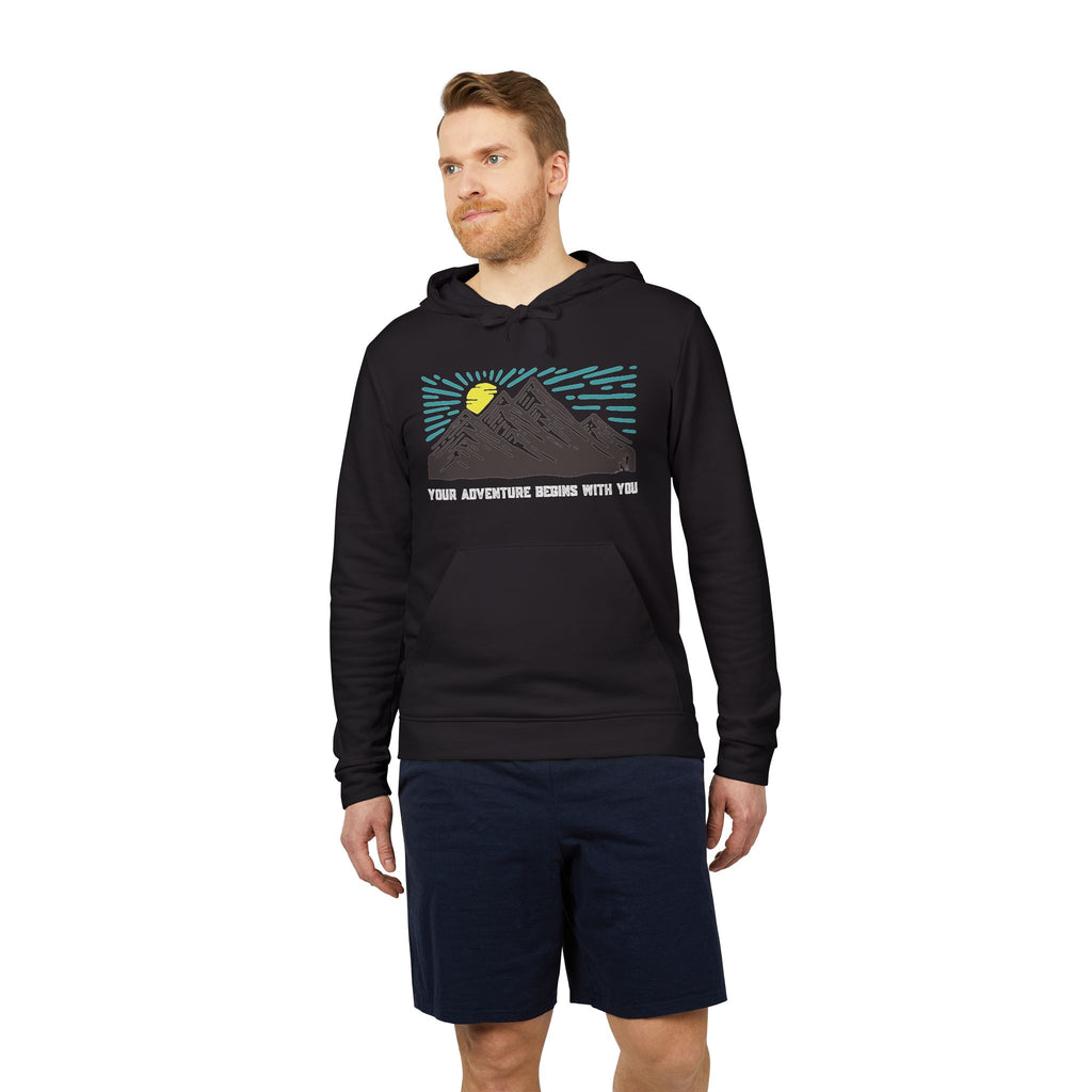 Your Adventure Begins With You Fleece Hoodie, Cozy Hoodie for Adventurers, Unisex Outdoor Sweatshirt, Casual Comfort Layer, Perfect Gift for [...]