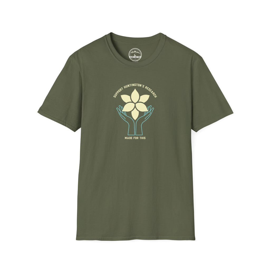 Support Huntington's Research | Made For This | Softstyle T-Shirt, Comfortable Tee, Gift for Friends, Casual Wear, Research Fundraiser