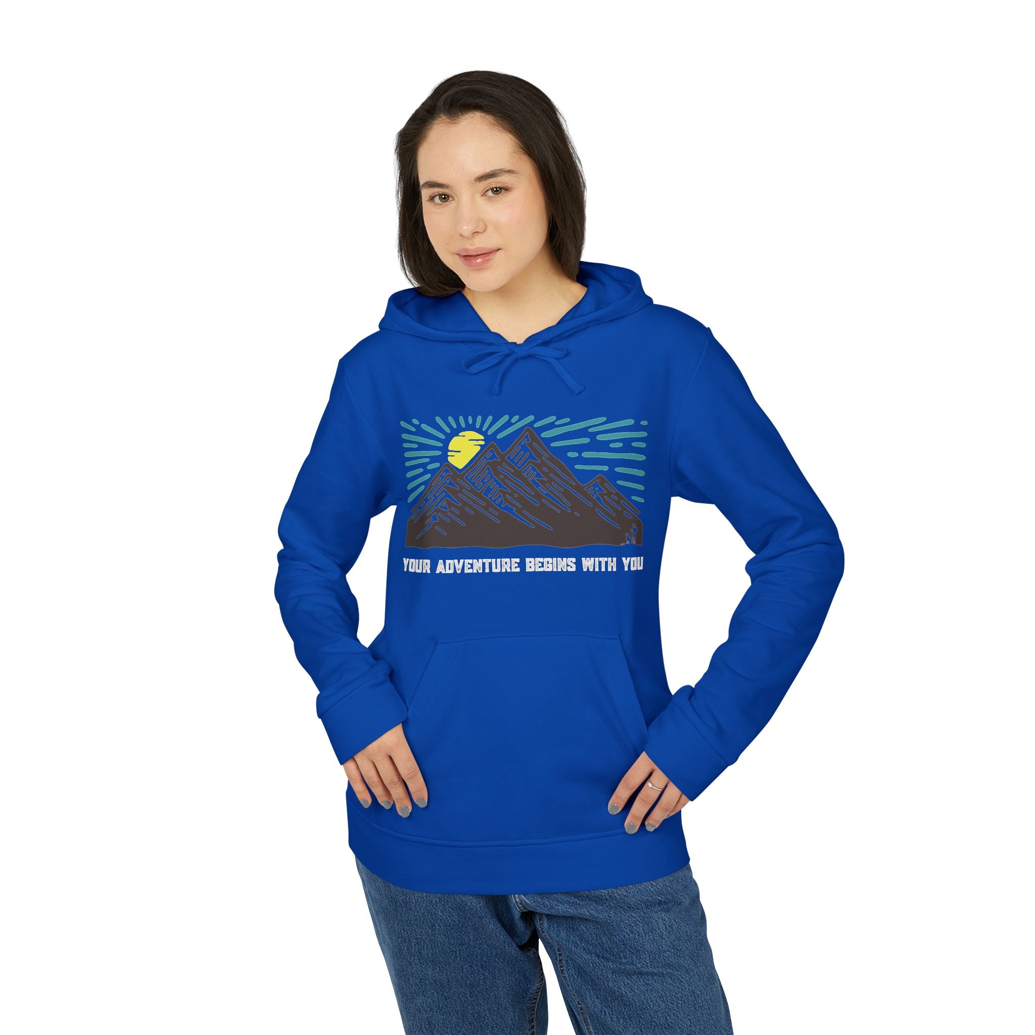 Your Adventure Begins With You Fleece Hoodie, Cozy Hoodie for Adventurers, Unisex Outdoor Sweatshirt, Casual Comfort Layer, Perfect Gift for [...]