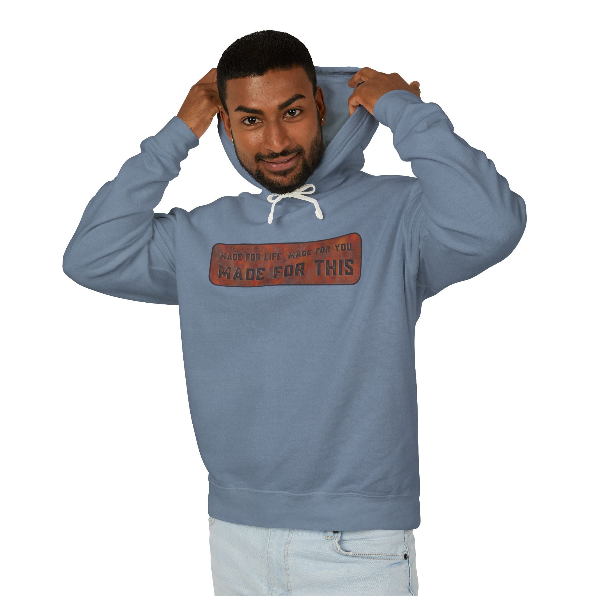 Made for This Unisex Lightweight Hooded Sweatshirt, Perfect for Gifts, Cozy Casual Wear, Everyday Comfort, Fall Fashion