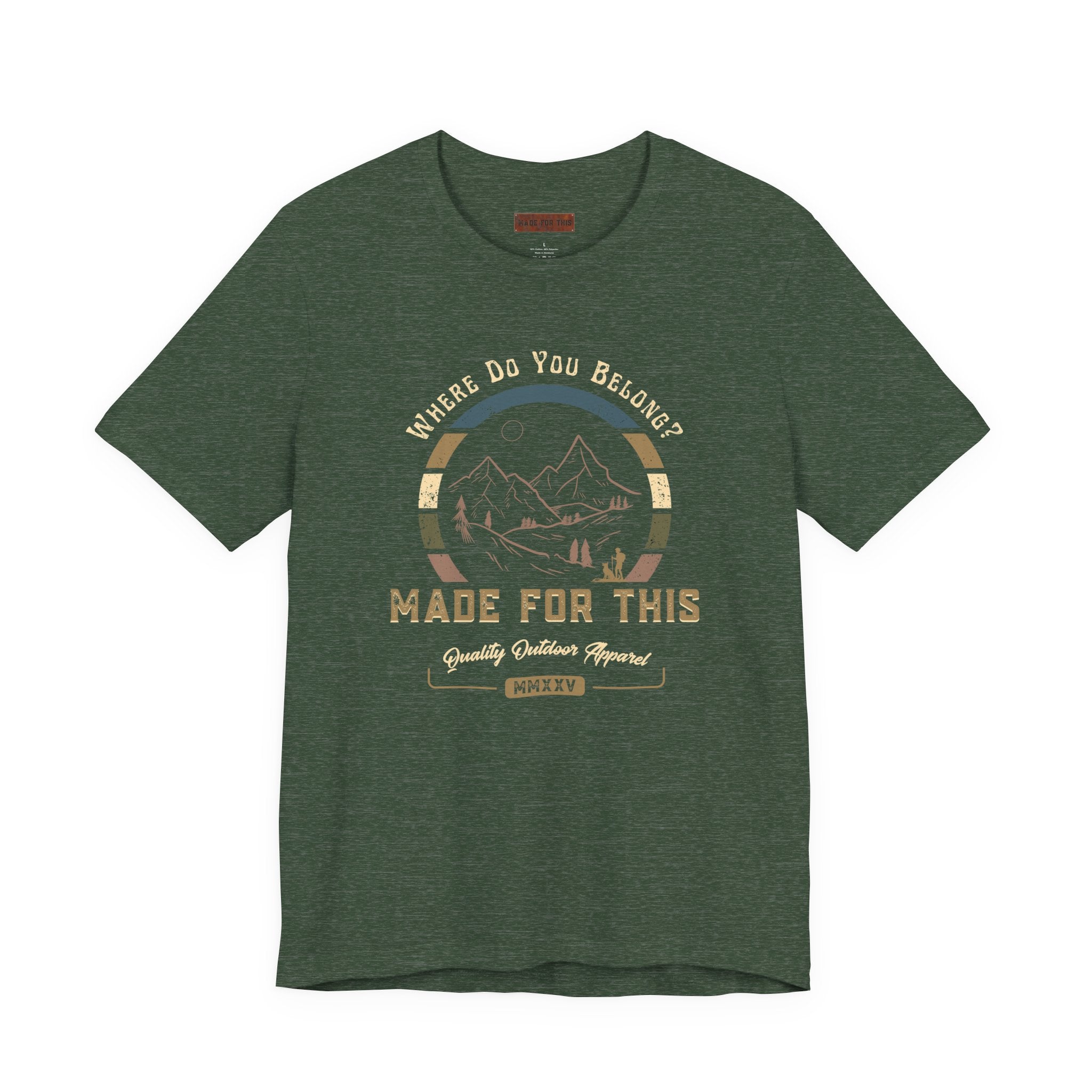 Adventure-Inspired Unisex Tee - Perfect for Nature Lovers, Gift for Hikers, Casual Wear, Outdoor Events, Travel Apparel