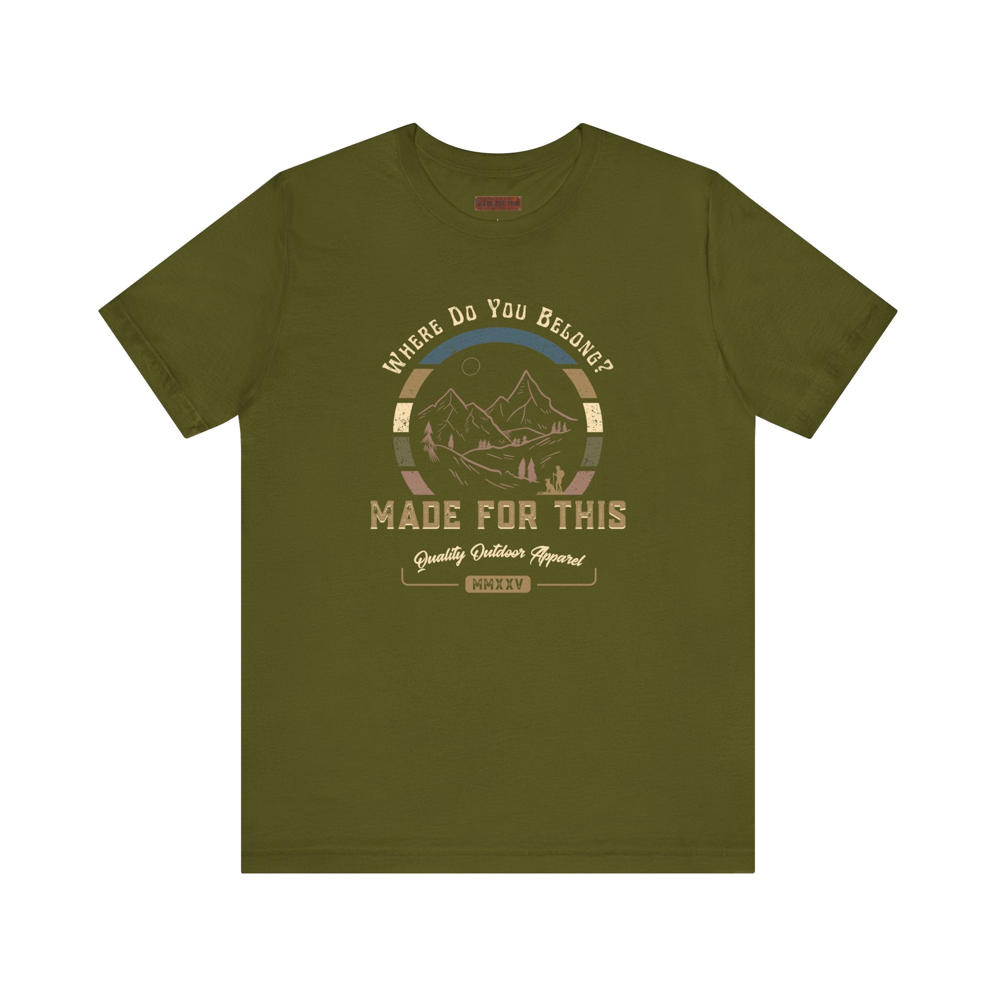 Adventure-Inspired Unisex Tee - Perfect for Nature Lovers, Gift for Hikers, Casual Wear, Outdoor Events, Travel Apparel