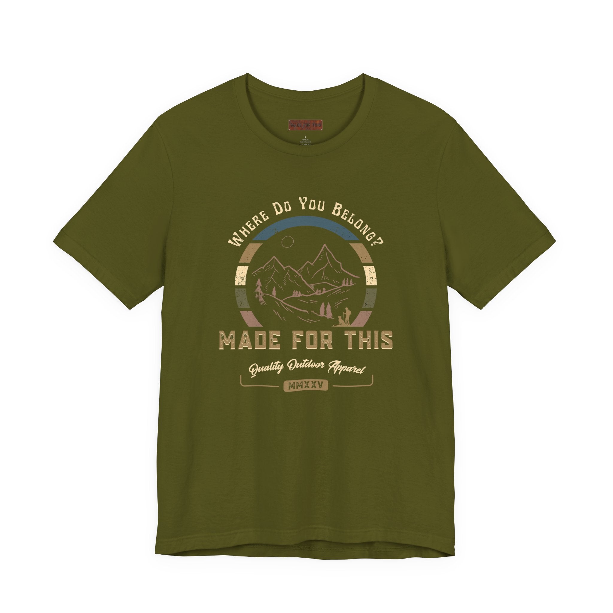 Adventure-Inspired Unisex Tee - Perfect for Nature Lovers, Gift for Hikers, Casual Wear, Outdoor Events, Travel Apparel
