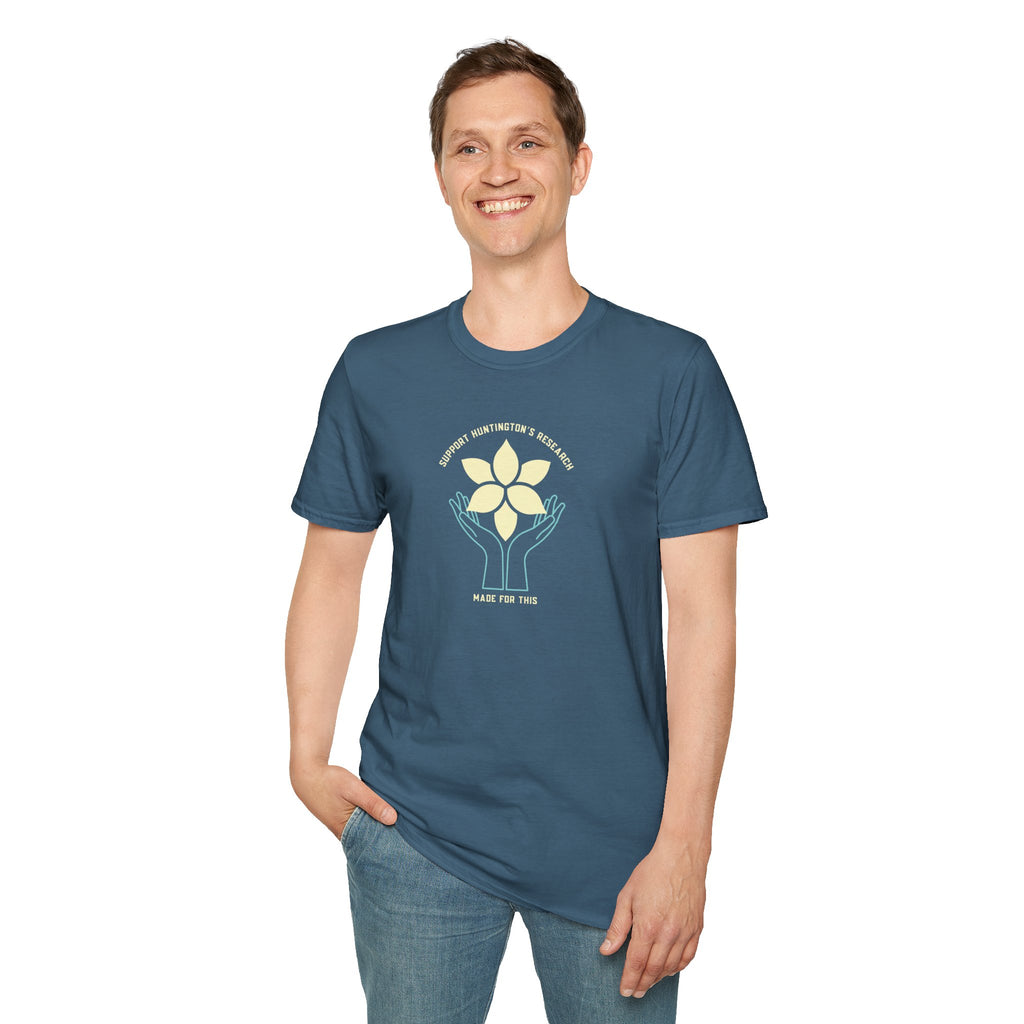 Support Huntington's Research | Made For This | Softstyle T-Shirt, Comfortable Tee, Gift for Friends, Casual Wear, Research Fundraiser