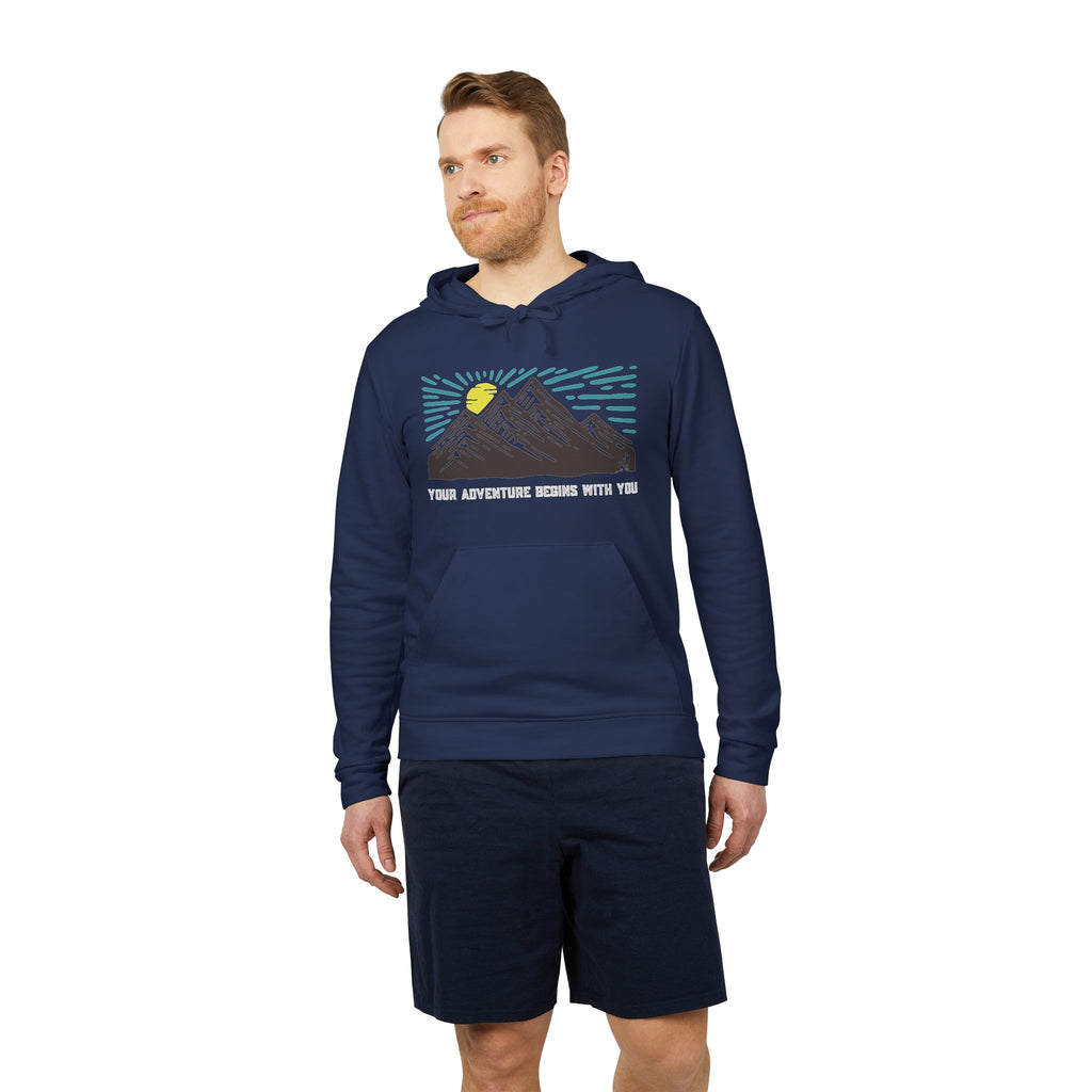Your Adventure Begins With You Fleece Hoodie, Cozy Hoodie for Adventurers, Unisex Outdoor Sweatshirt, Casual Comfort Layer, Perfect Gift for [...]