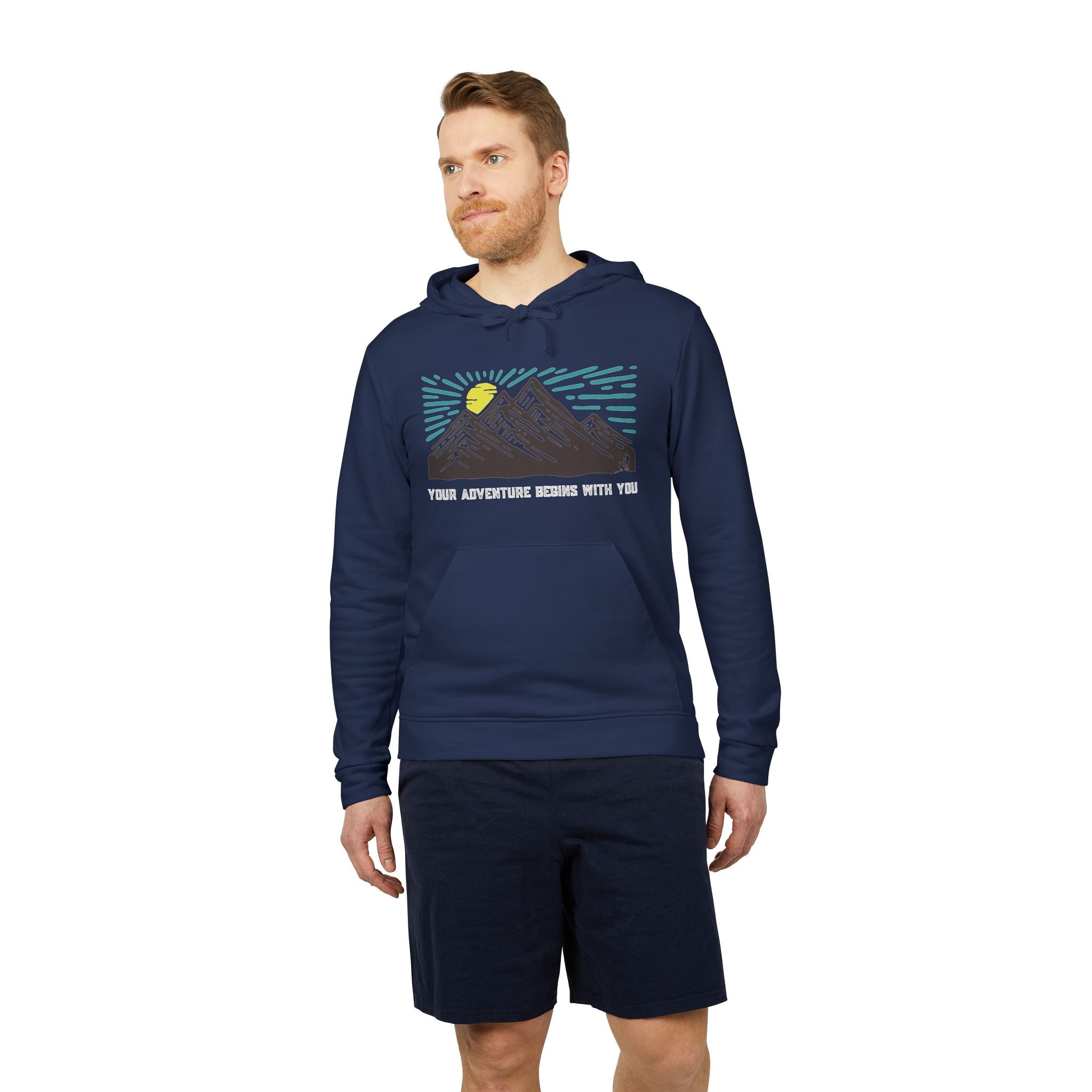 Your Adventure Begins With You Fleece Hoodie, Cozy Hoodie for Adventurers, Unisex Outdoor Sweatshirt, Casual Comfort Layer, Perfect Gift for [...]
