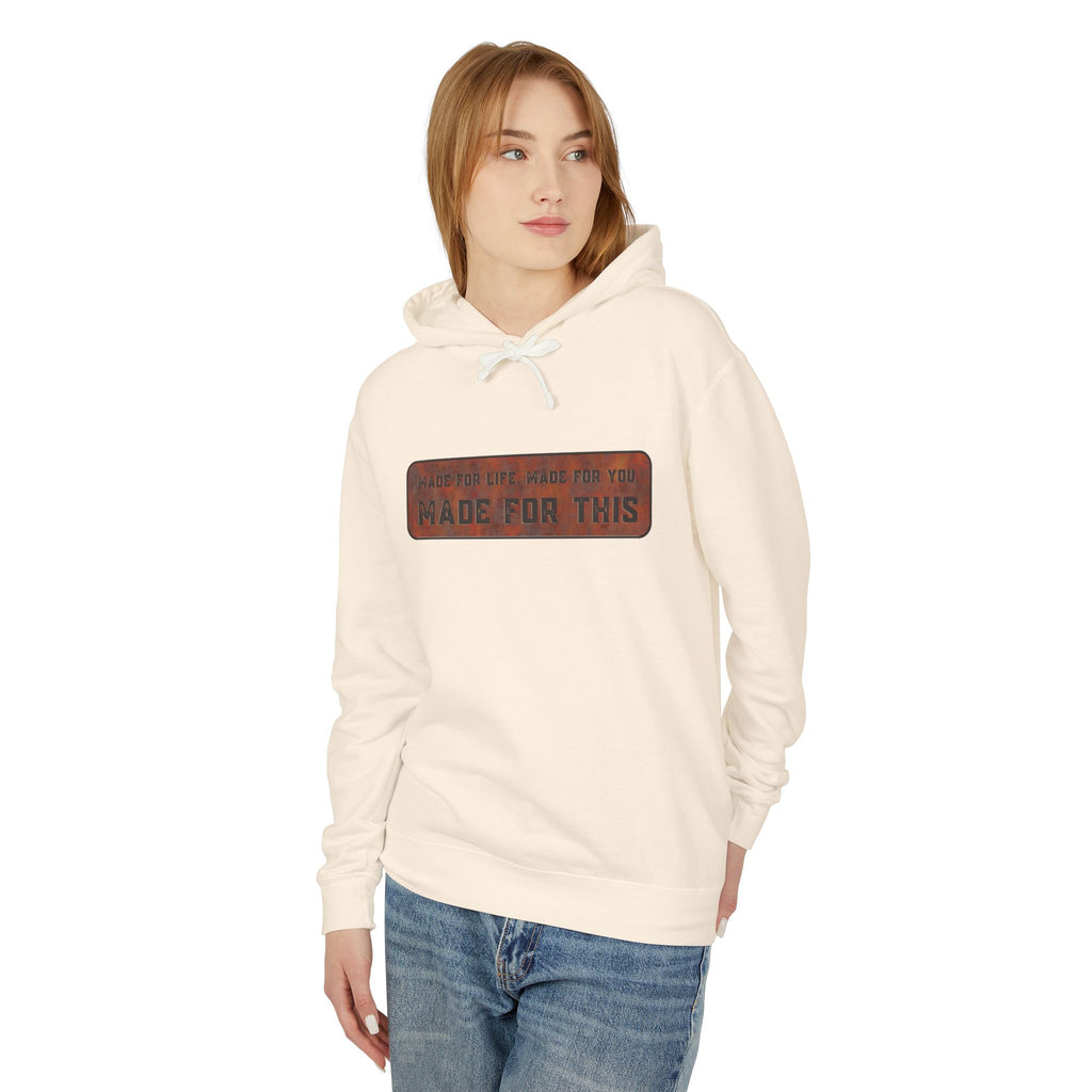Made for This Unisex Lightweight Hooded Sweatshirt, Perfect for Gifts, Cozy Casual Wear, Everyday Comfort, Fall Fashion