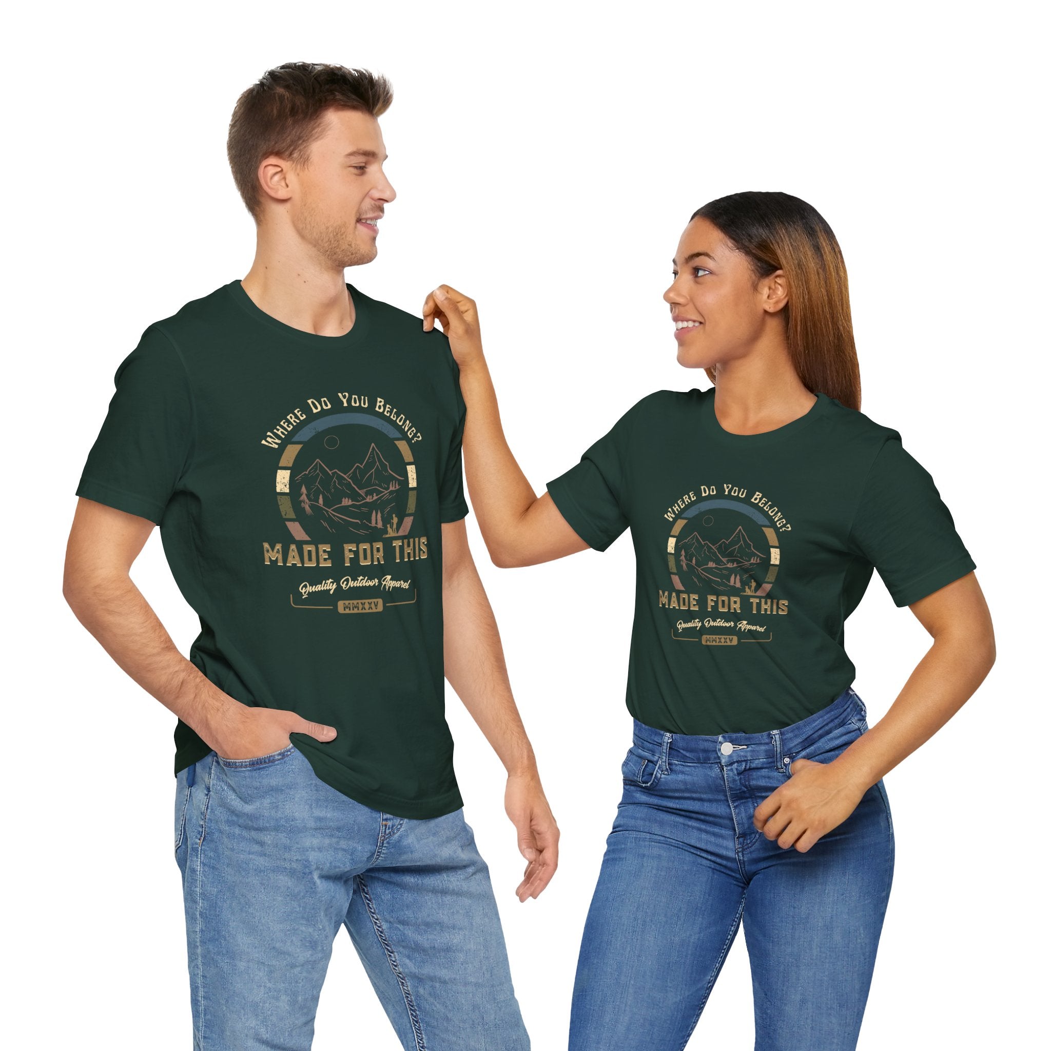 Adventure-Inspired Unisex Tee - Perfect for Nature Lovers, Gift for Hikers, Casual Wear, Outdoor Events, Travel Apparel