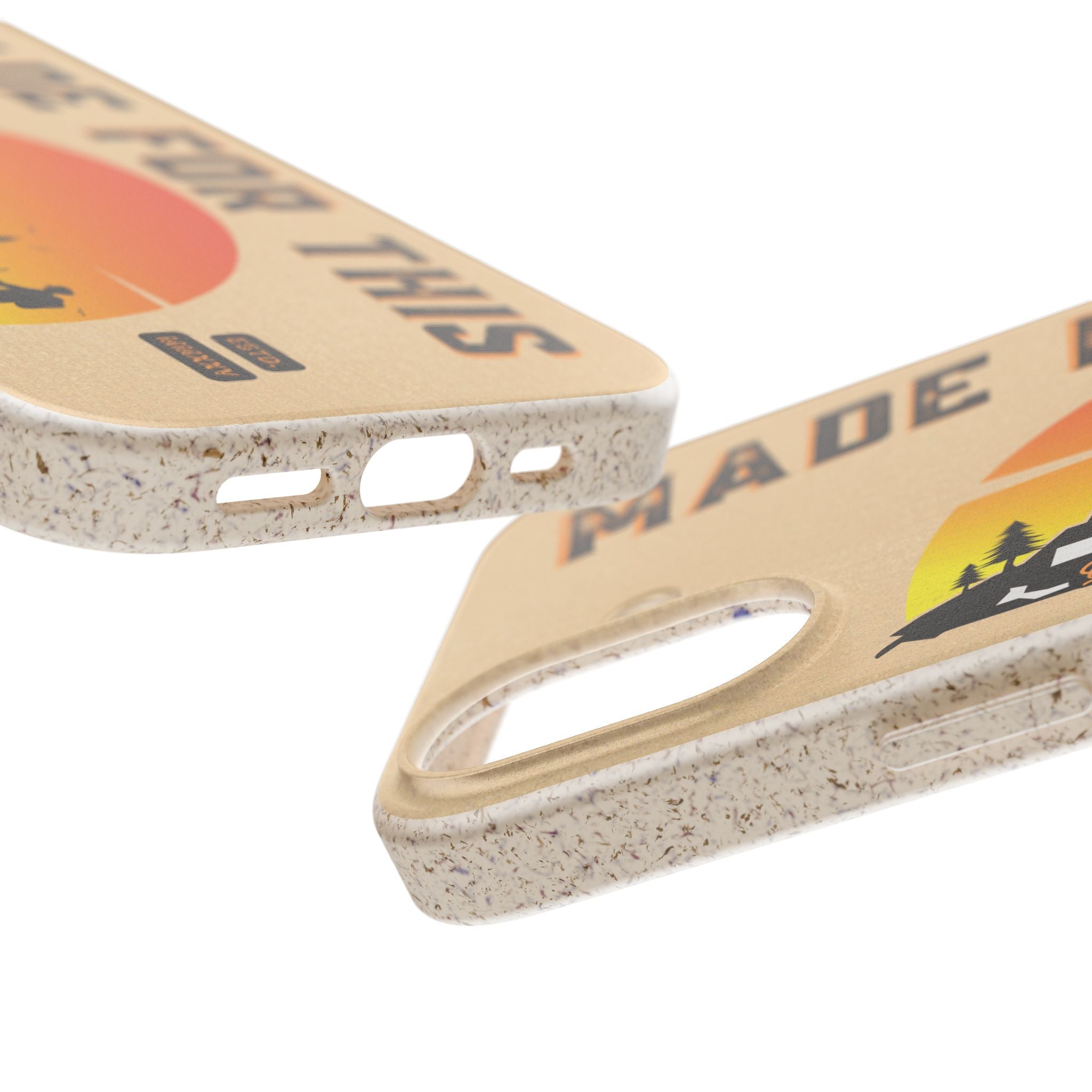 Eco-Friendly Biodegradable Made For This Adventure Phone Case | Made For This | Nature Lover Gift, Sustainable Accessory, Earth Day Present, Unique Phone Cover