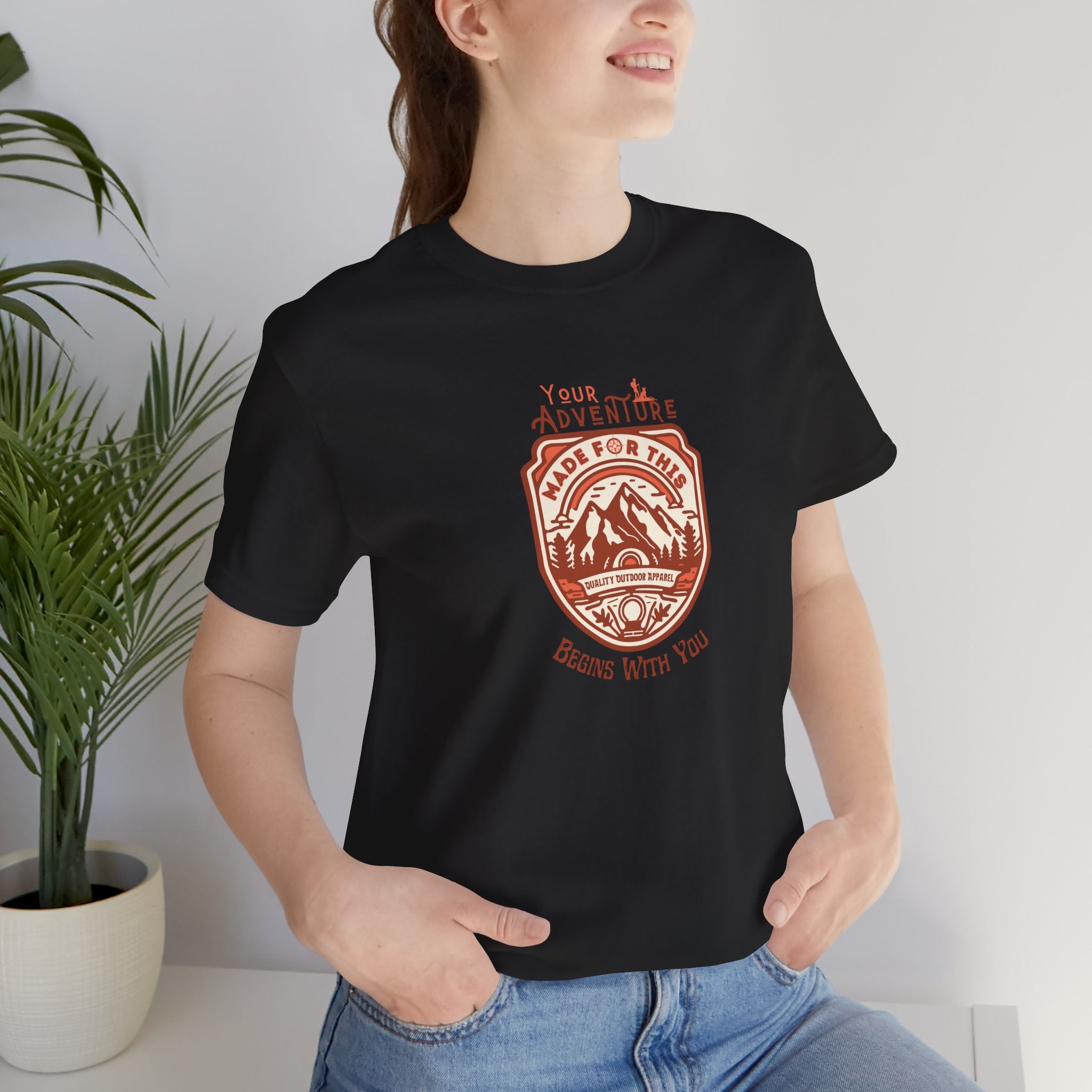 Your Adventure Begins With You Unisex Tee - Perfect for Outdoor Enthusiasts, Travel Lovers, Gifts, Summer Outfits, Adventure Gear