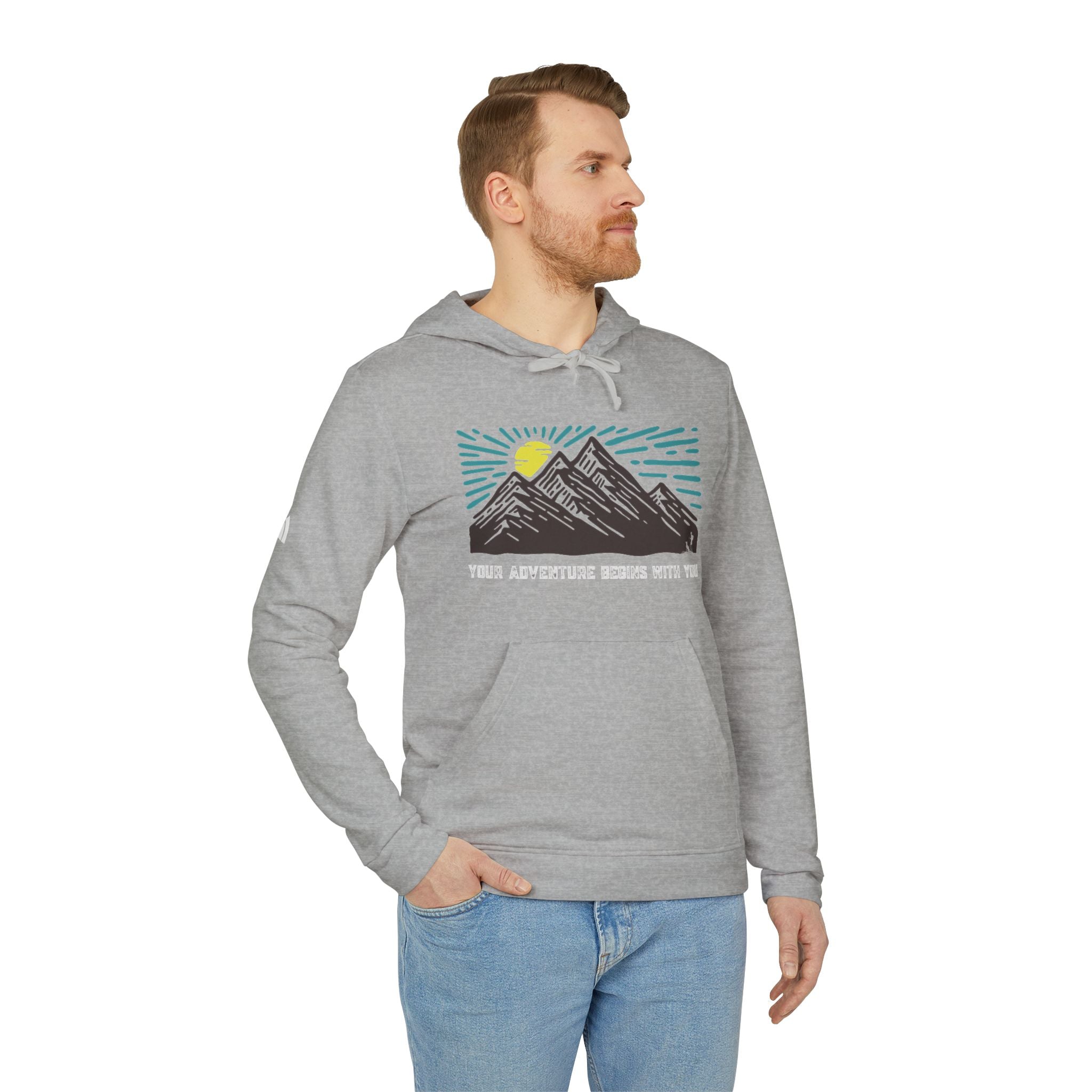 Your Adventure Begins With You Fleece Hoodie, Cozy Hoodie for Adventurers, Unisex Outdoor Sweatshirt, Casual Comfort Layer, Perfect Gift for [...]