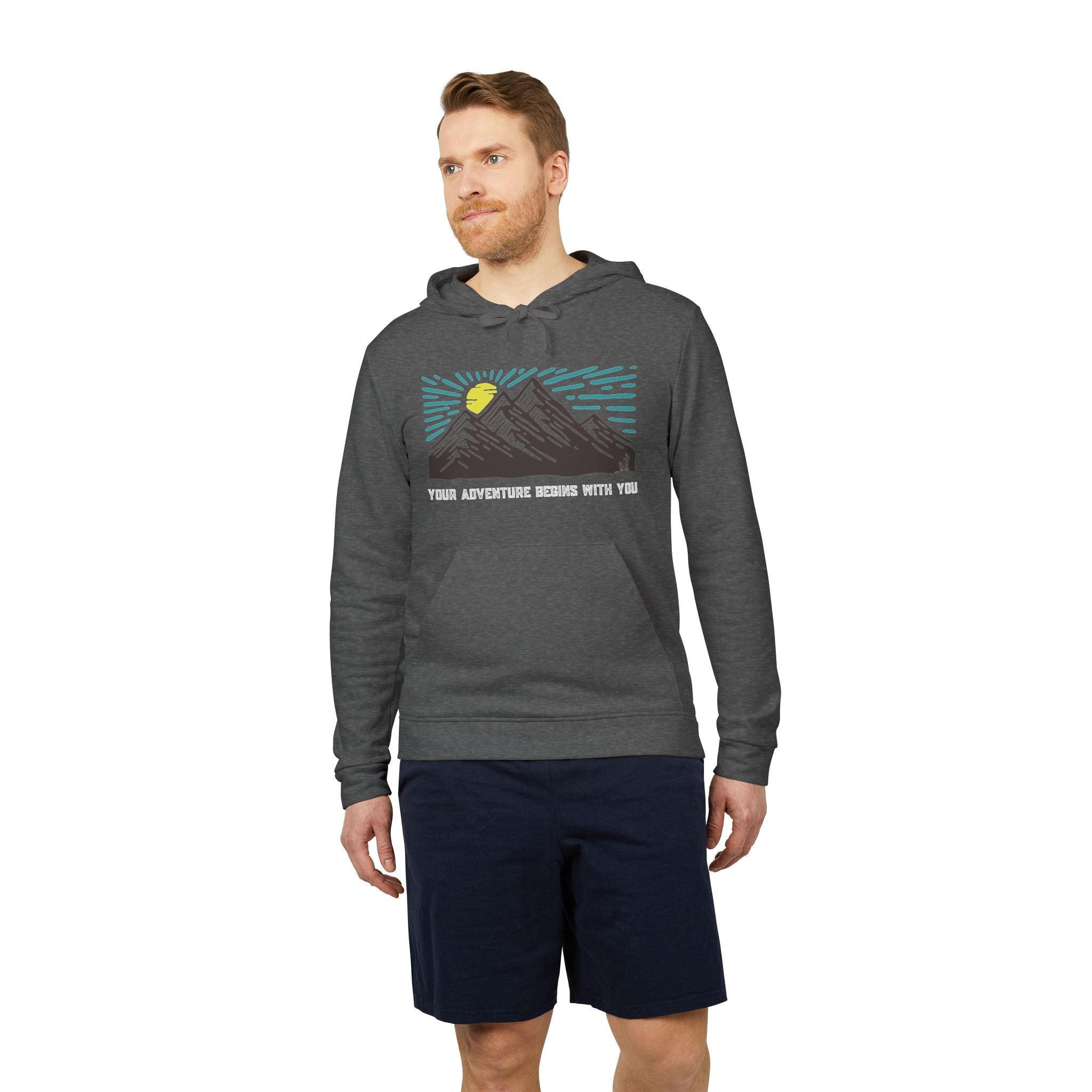 Your Adventure Begins With You Fleece Hoodie, Cozy Hoodie for Adventurers, Unisex Outdoor Sweatshirt, Casual Comfort Layer, Perfect Gift for [...]