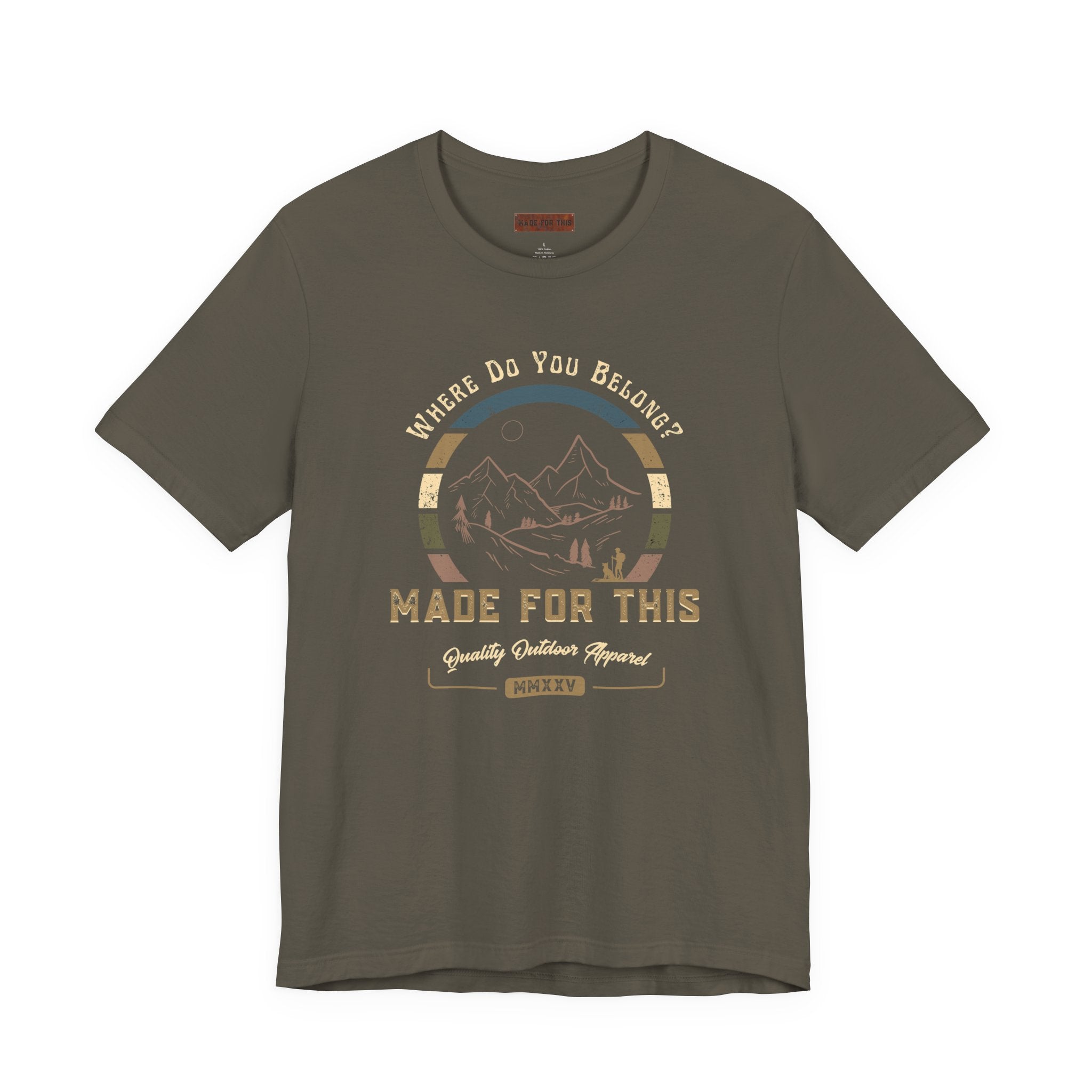 Adventure-Inspired Unisex Tee - Perfect for Nature Lovers, Gift for Hikers, Casual Wear, Outdoor Events, Travel Apparel