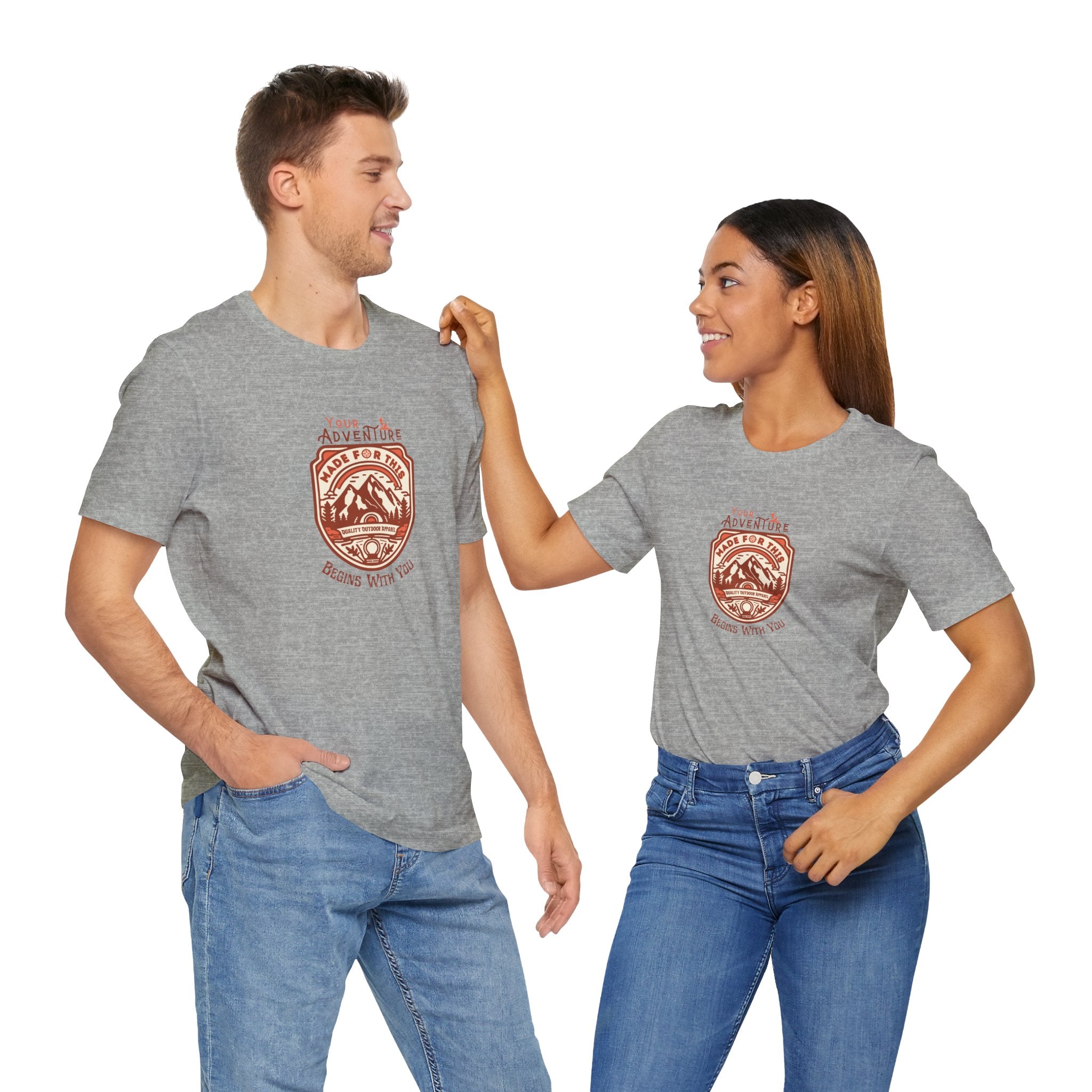 Your Adventure Begins With You Unisex Tee - Perfect for Outdoor Enthusiasts, Travel Lovers, Gifts, Summer Outfits, Adventure Gear