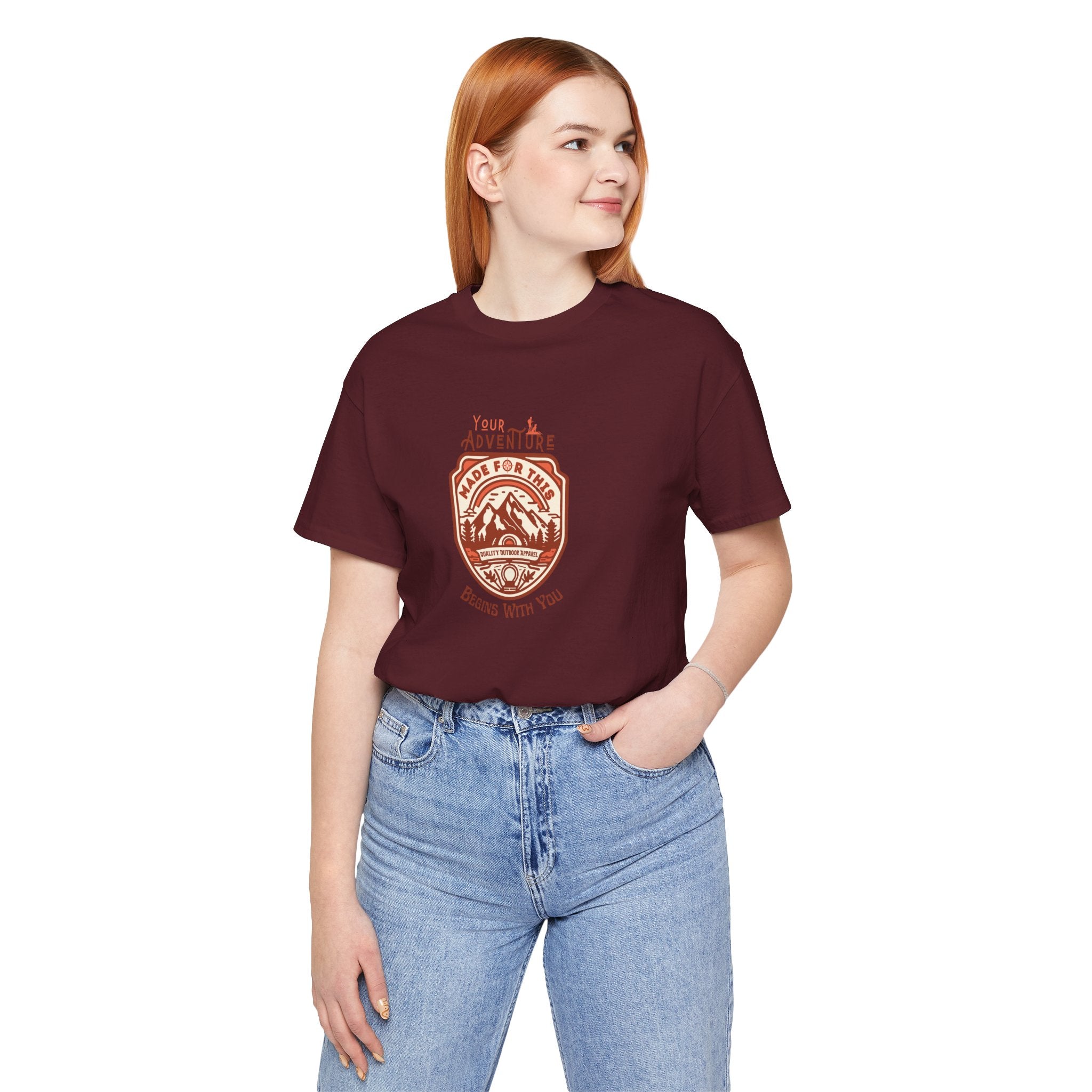 Your Adventure Begins With You Unisex Tee - Perfect for Outdoor Enthusiasts, Travel Lovers, Gifts, Summer Outfits, Adventure Gear