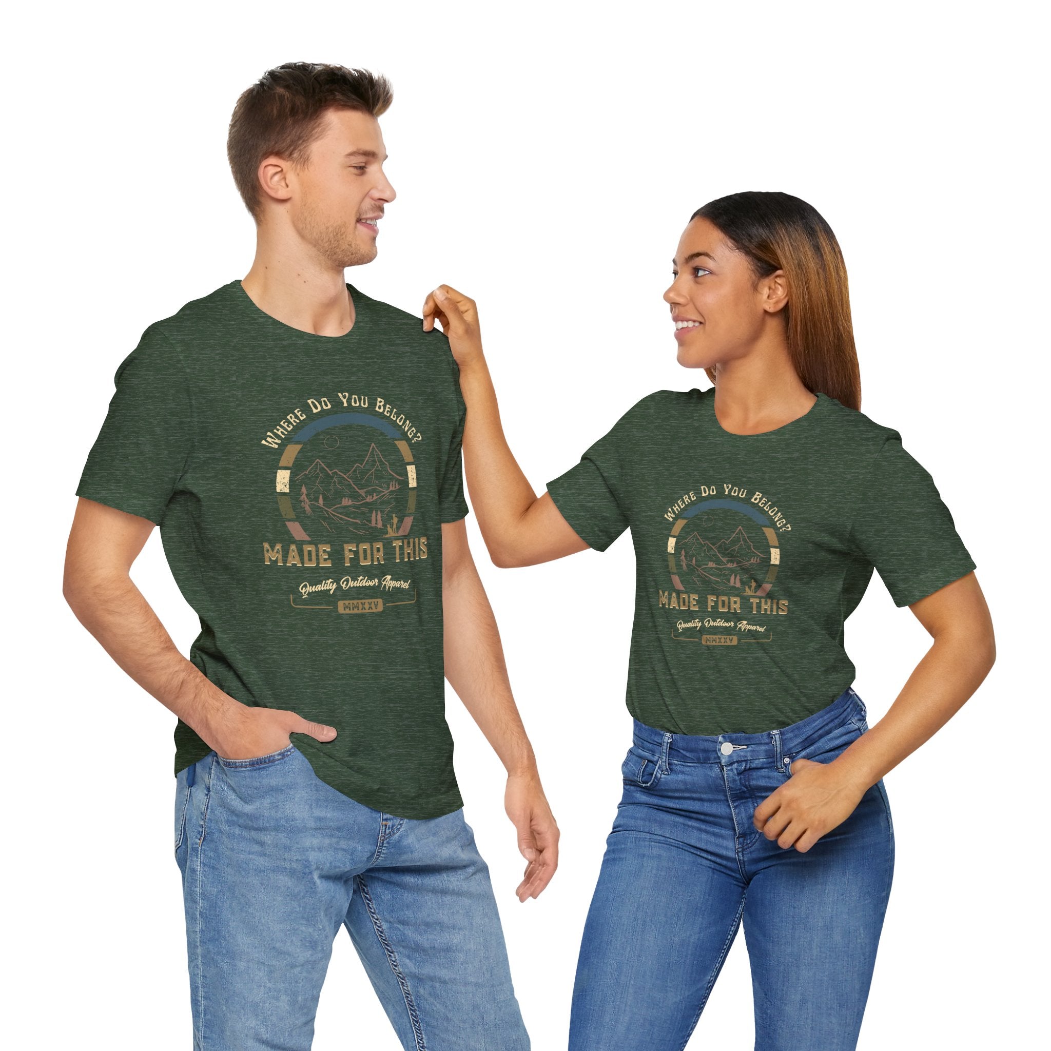 Adventure-Inspired Unisex Tee - Perfect for Nature Lovers, Gift for Hikers, Casual Wear, Outdoor Events, Travel Apparel