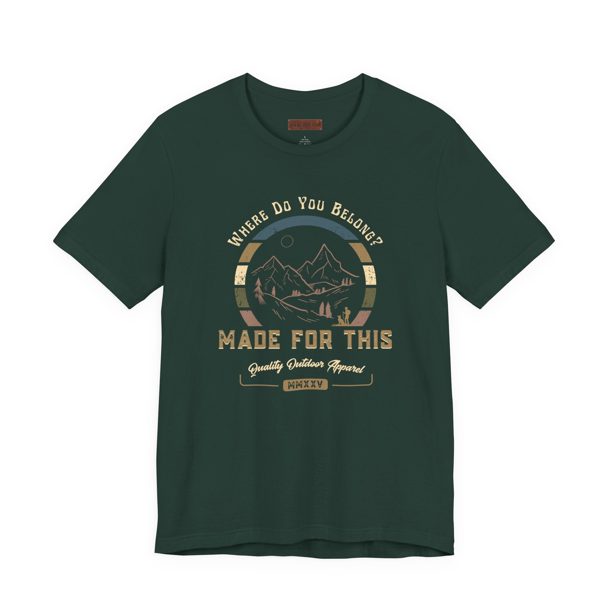 Adventure-Inspired Unisex Tee - Perfect for Nature Lovers, Gift for Hikers, Casual Wear, Outdoor Events, Travel Apparel