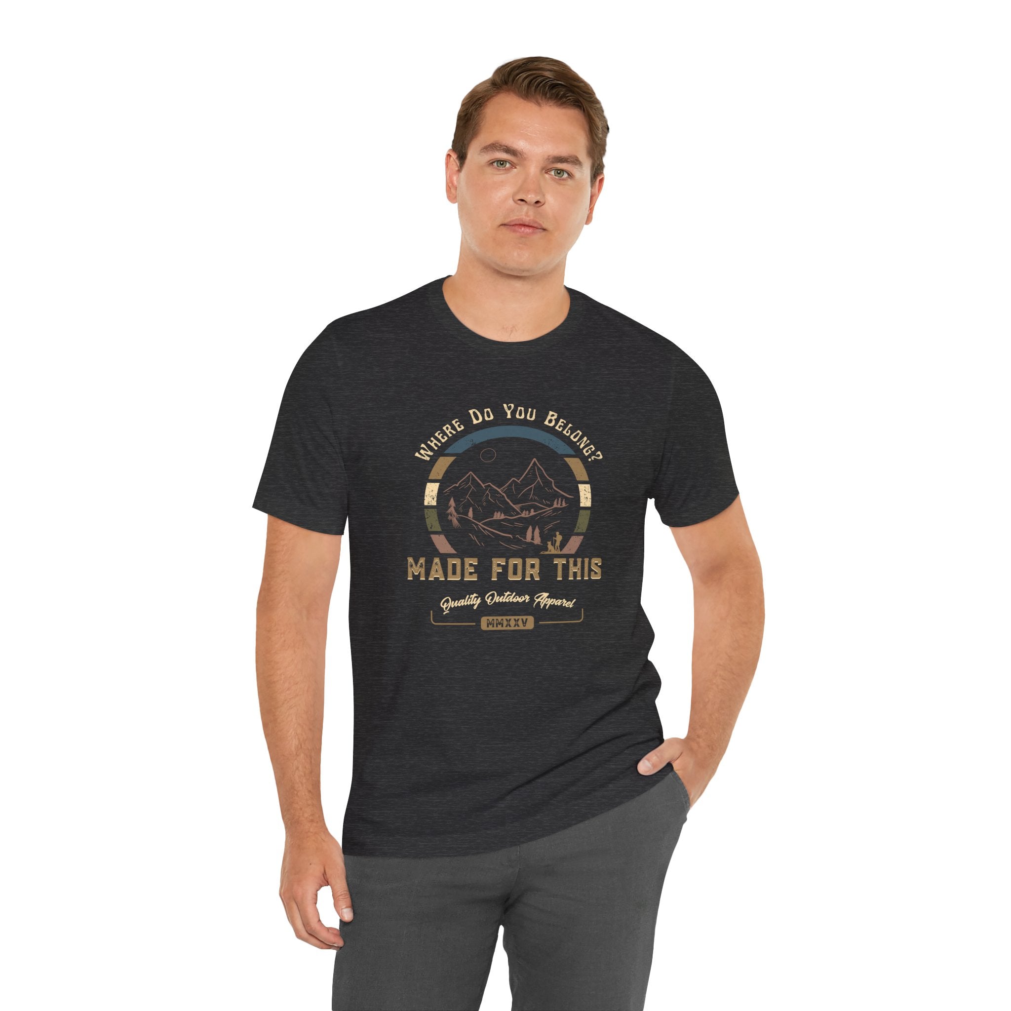 Adventure-Inspired Unisex Tee - Perfect for Nature Lovers, Gift for Hikers, Casual Wear, Outdoor Events, Travel Apparel