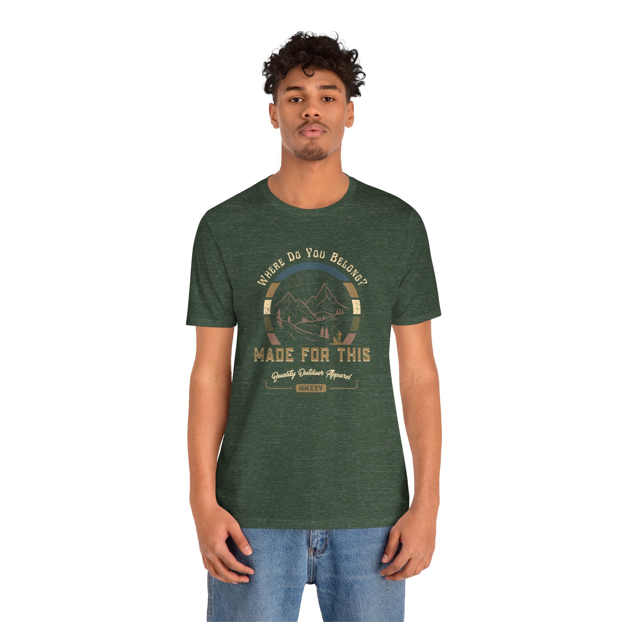 Adventure-Inspired Unisex Tee - Perfect for Nature Lovers, Gift for Hikers, Casual Wear, Outdoor Events, Travel Apparel