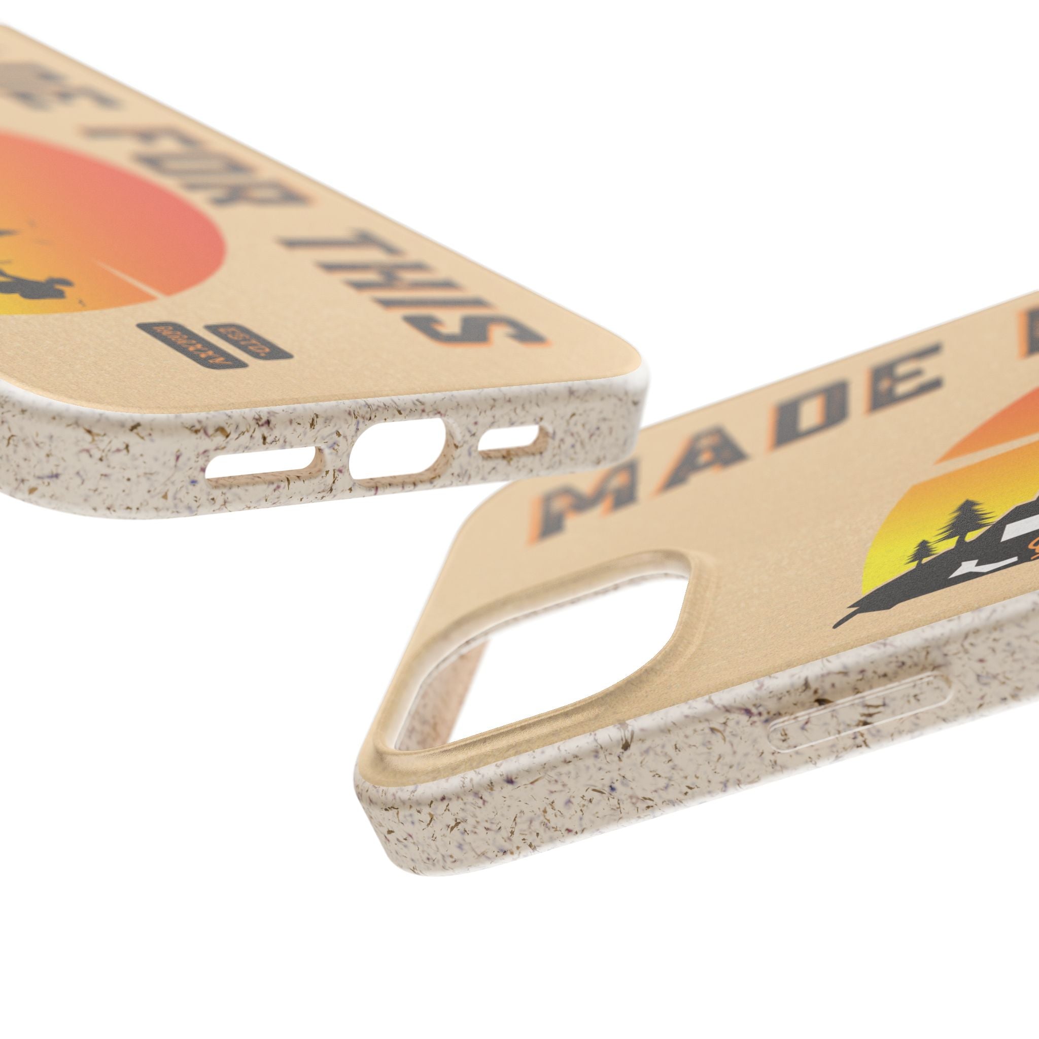 Eco-Friendly Biodegradable Made For This Adventure Phone Case | Made For This | Nature Lover Gift, Sustainable Accessory, Earth Day Present, Unique Phone Cover