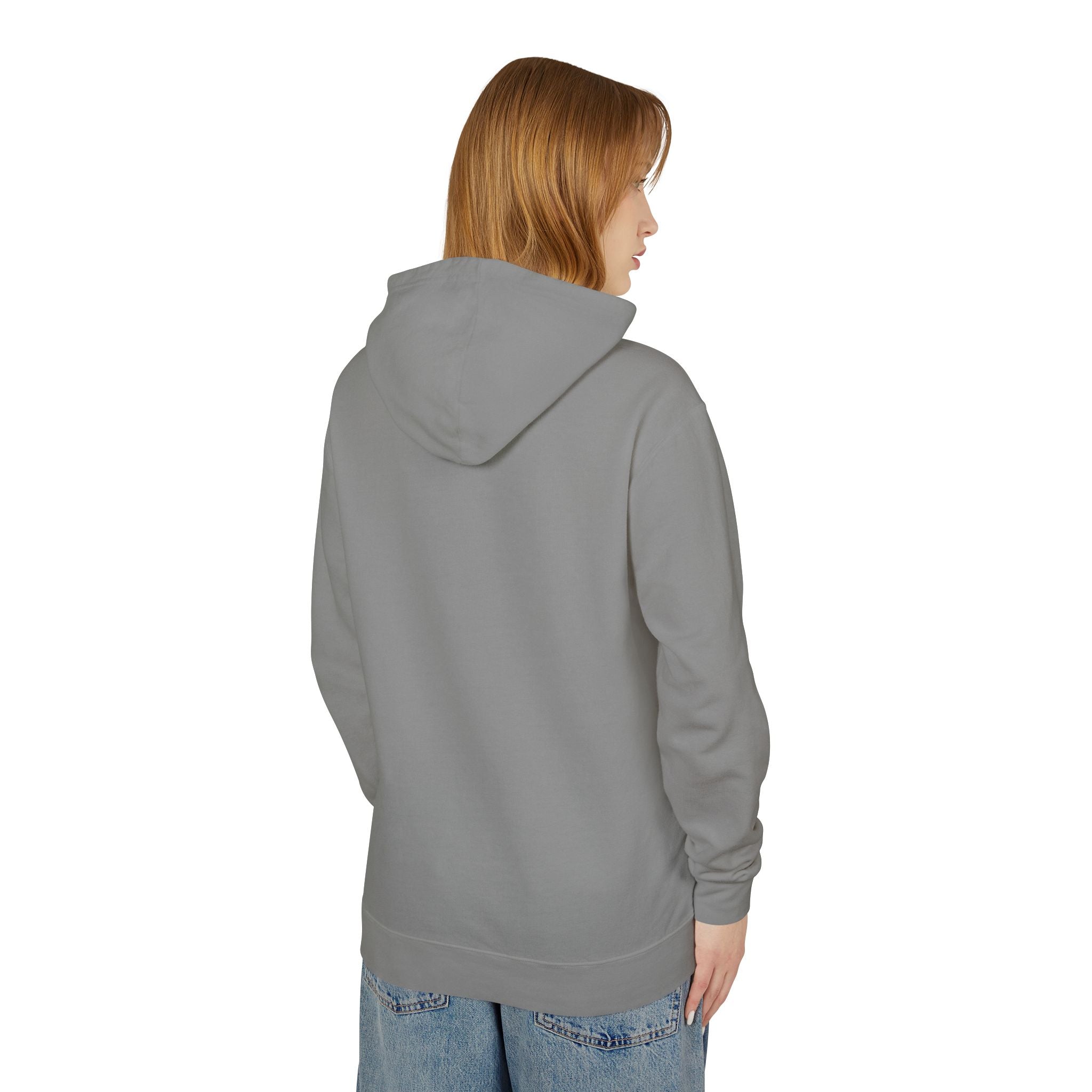 Mountain Sunrise Unisex Lightweight Hooded Sweatshirt, Adventure Hoodie, Nature Lover Apparel, Campfire Gift, Cozy Layering Piece