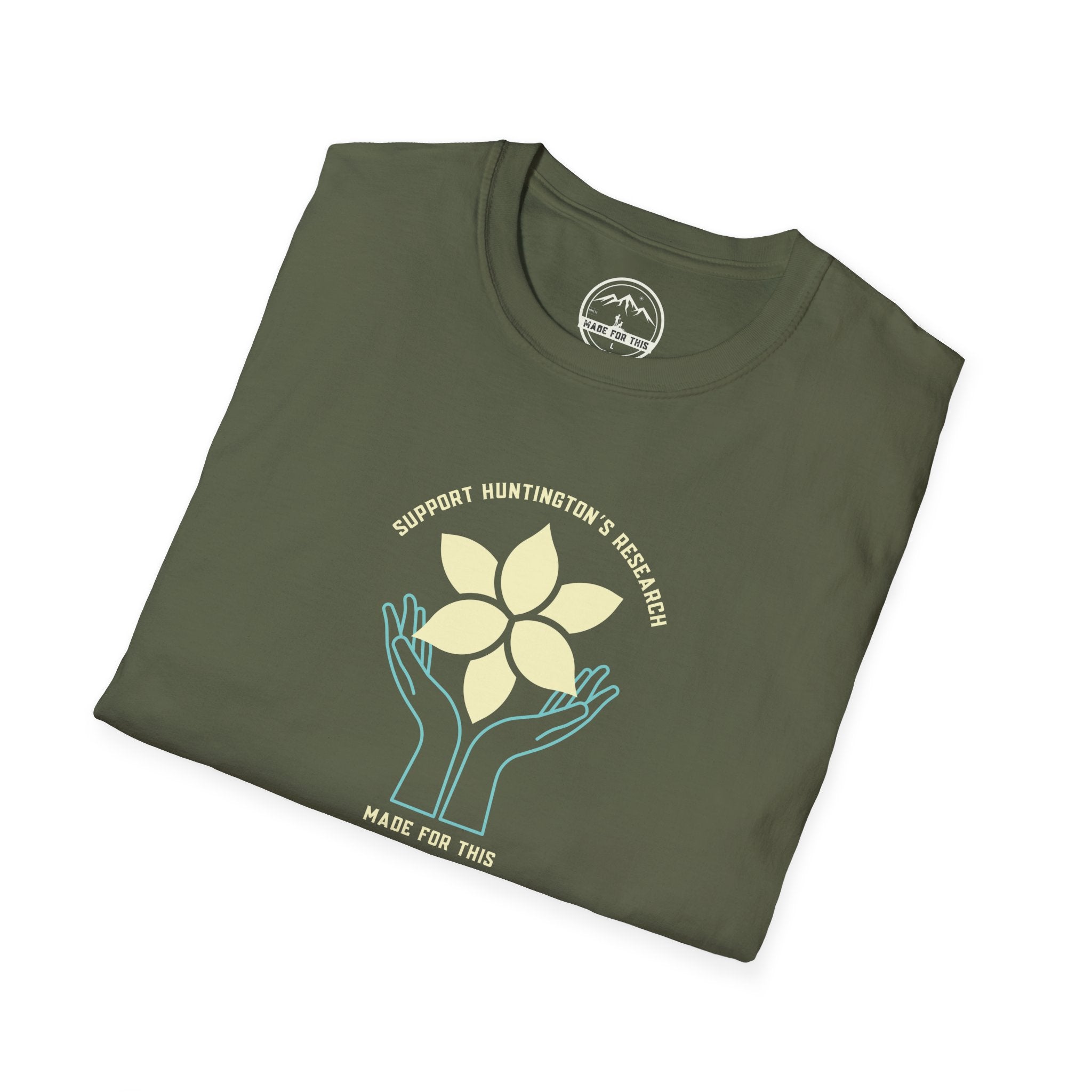 Support Huntington's Research | Made For This | Softstyle T-Shirt, Comfortable Tee, Gift for Friends, Casual Wear, Research Fundraiser