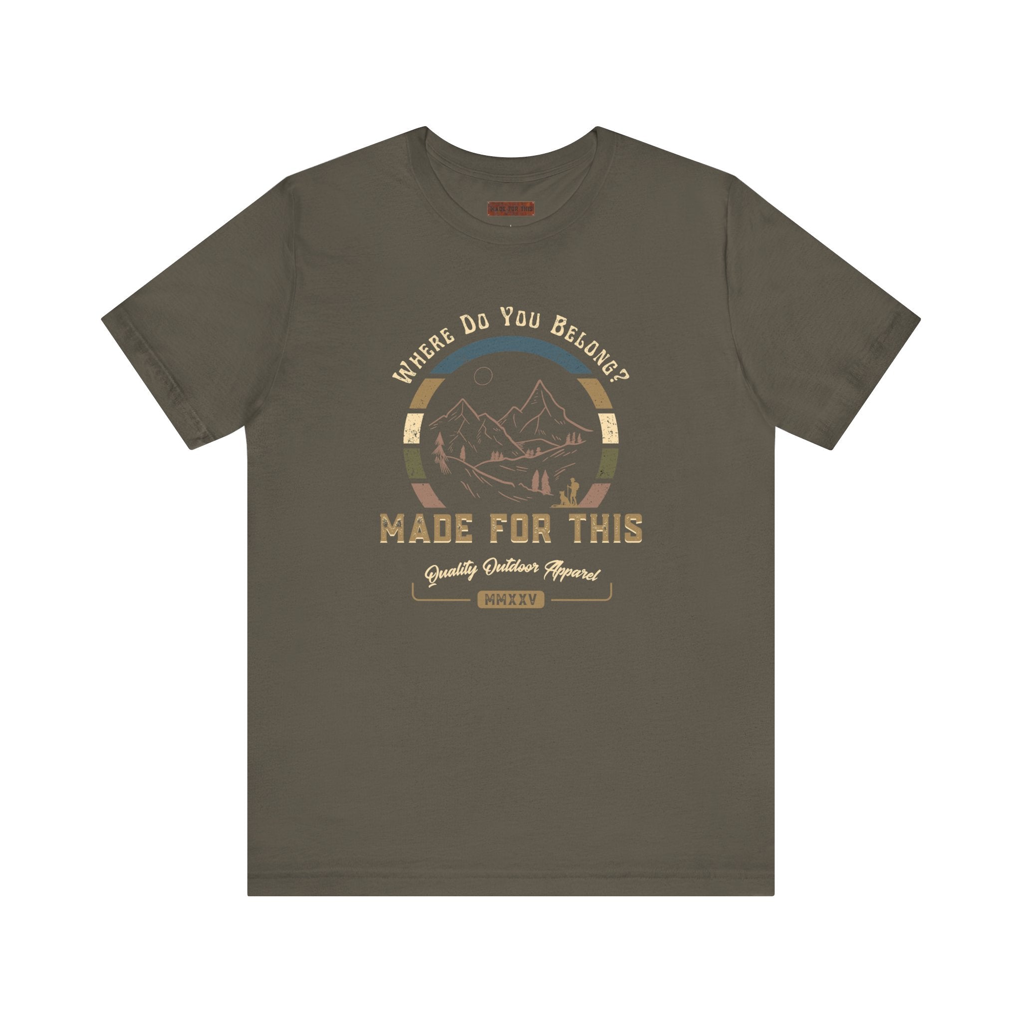 Adventure-Inspired Unisex Tee - Perfect for Nature Lovers, Gift for Hikers, Casual Wear, Outdoor Events, Travel Apparel
