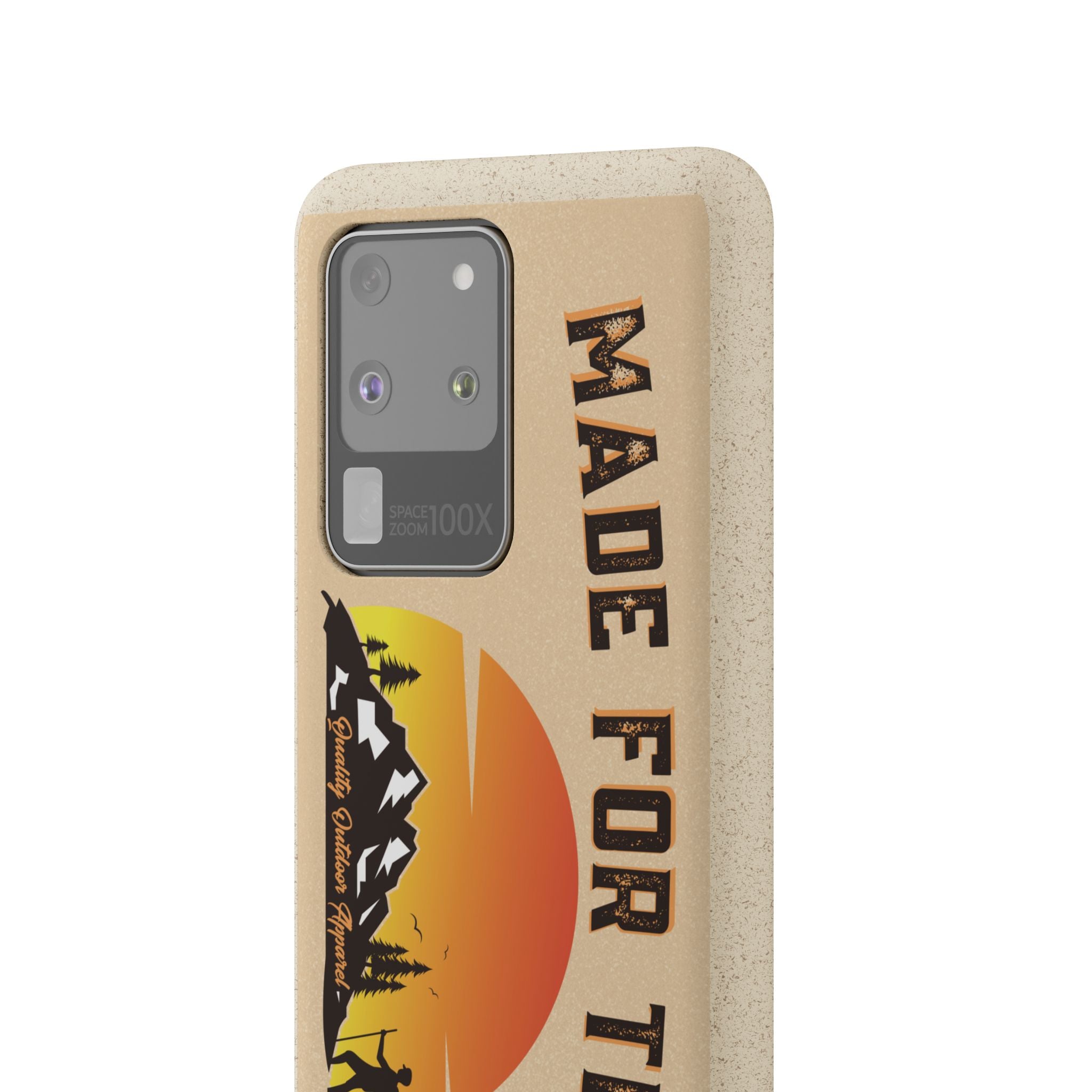 Eco-Friendly Biodegradable Made For This Adventure Phone Case | Made For This | Nature Lover Gift, Sustainable Accessory, Earth Day Present, Unique Phone Cover