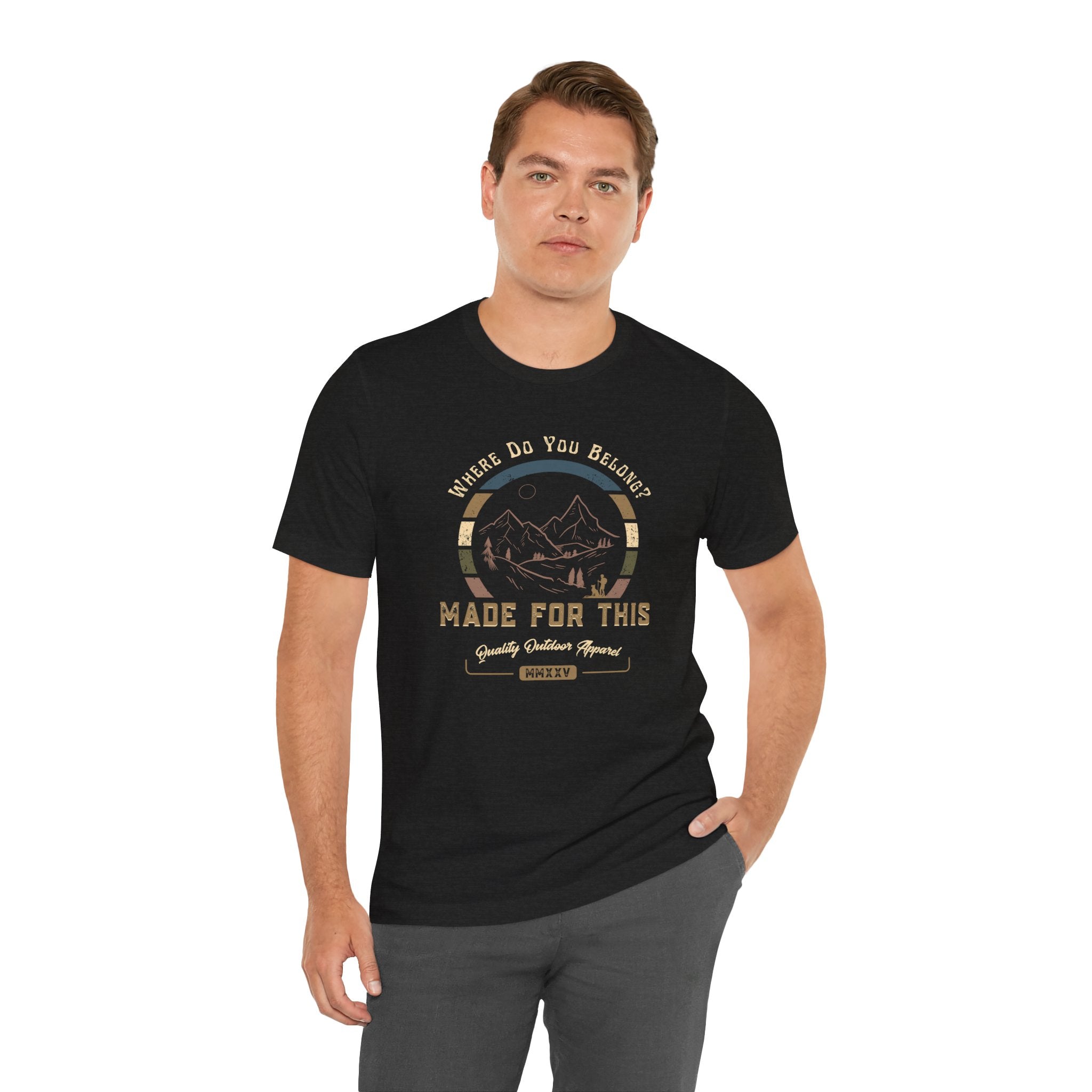Adventure-Inspired Unisex Tee - Perfect for Nature Lovers, Gift for Hikers, Casual Wear, Outdoor Events, Travel Apparel