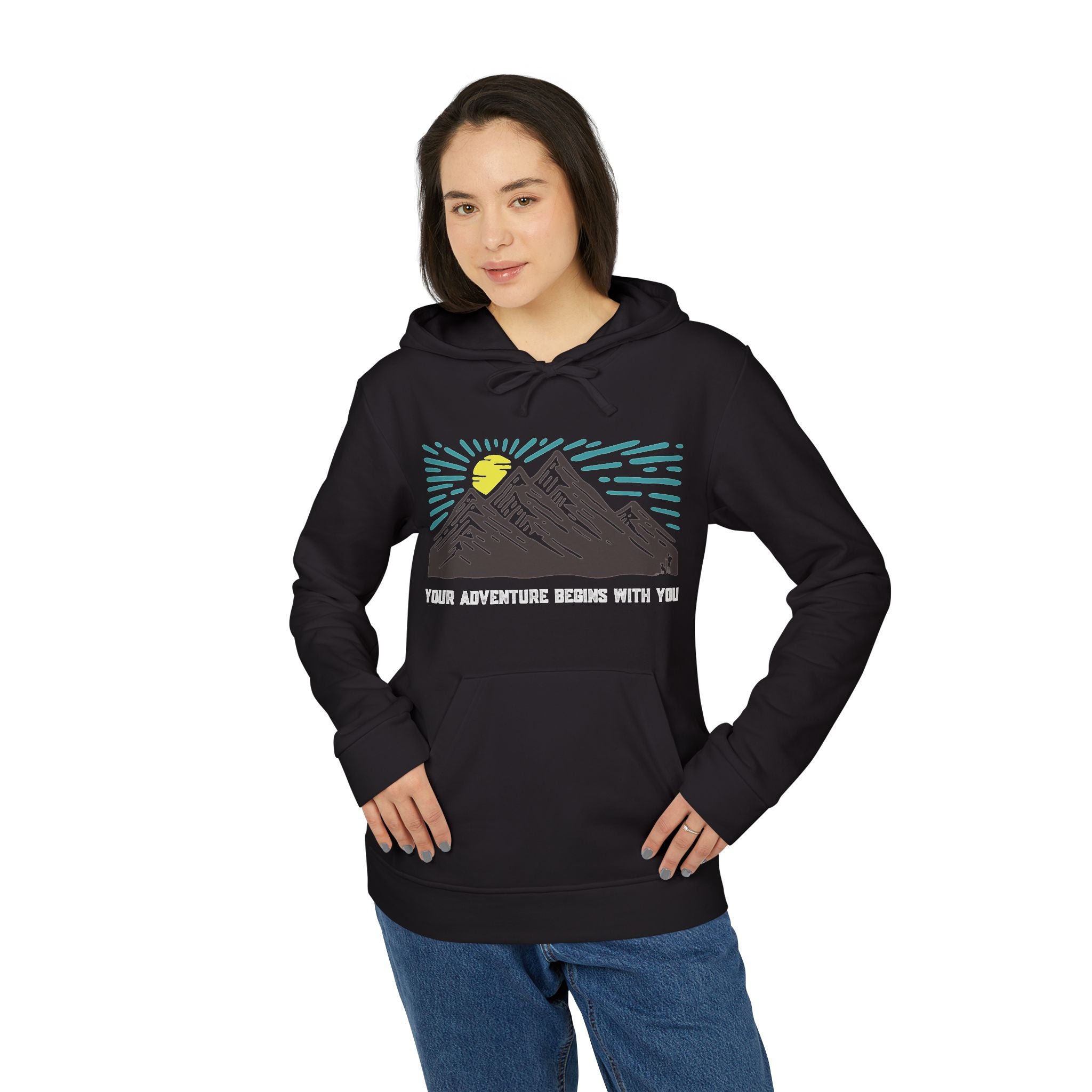 Your Adventure Begins With You Fleece Hoodie, Cozy Hoodie for Adventurers, Unisex Outdoor Sweatshirt, Casual Comfort Layer, Perfect Gift for [...]