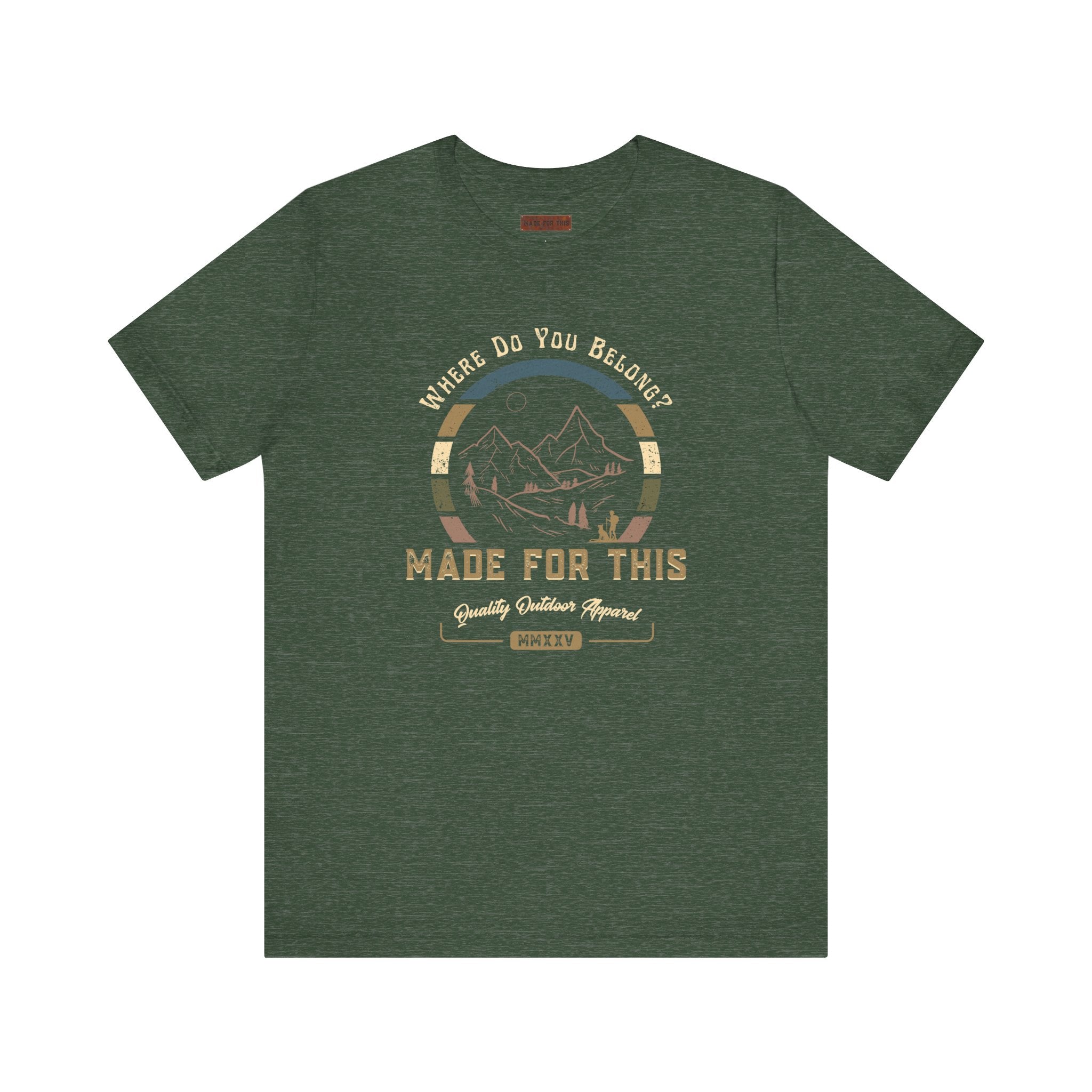 Adventure-Inspired Unisex Tee - Perfect for Nature Lovers, Gift for Hikers, Casual Wear, Outdoor Events, Travel Apparel